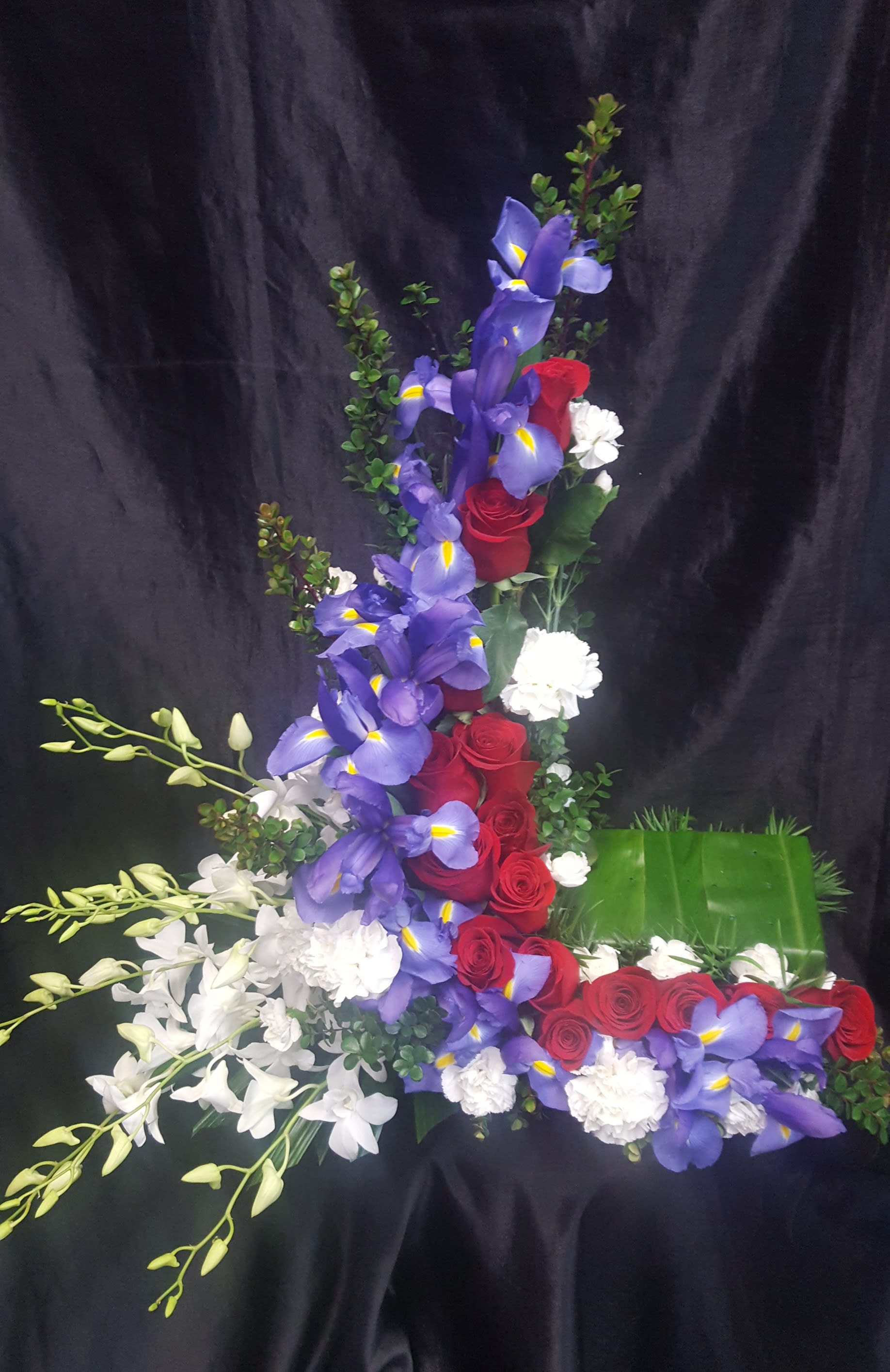 Urn Garden Red White Blue In Lihue Hi Flowers Forever Llc