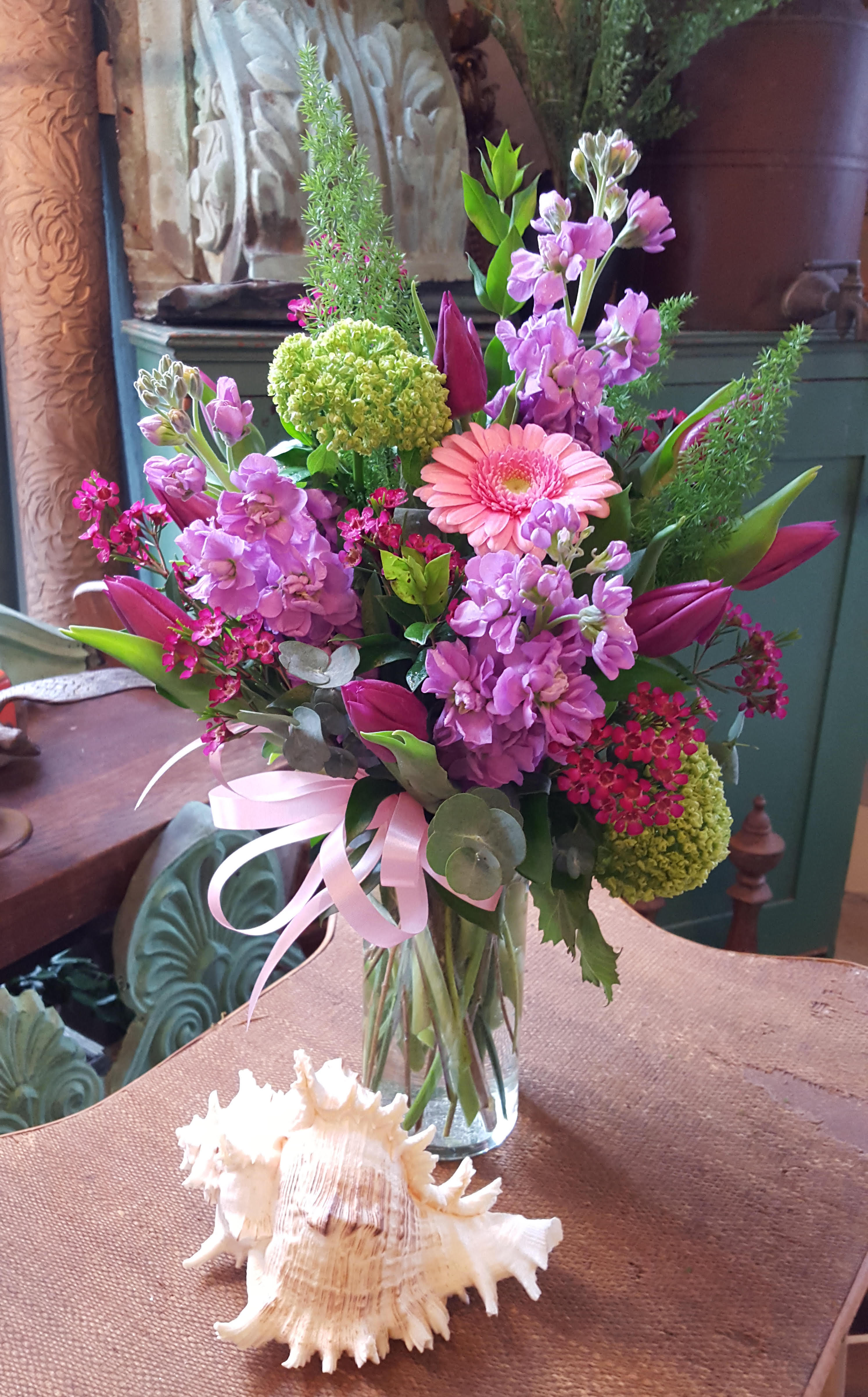 spring garden surprise in