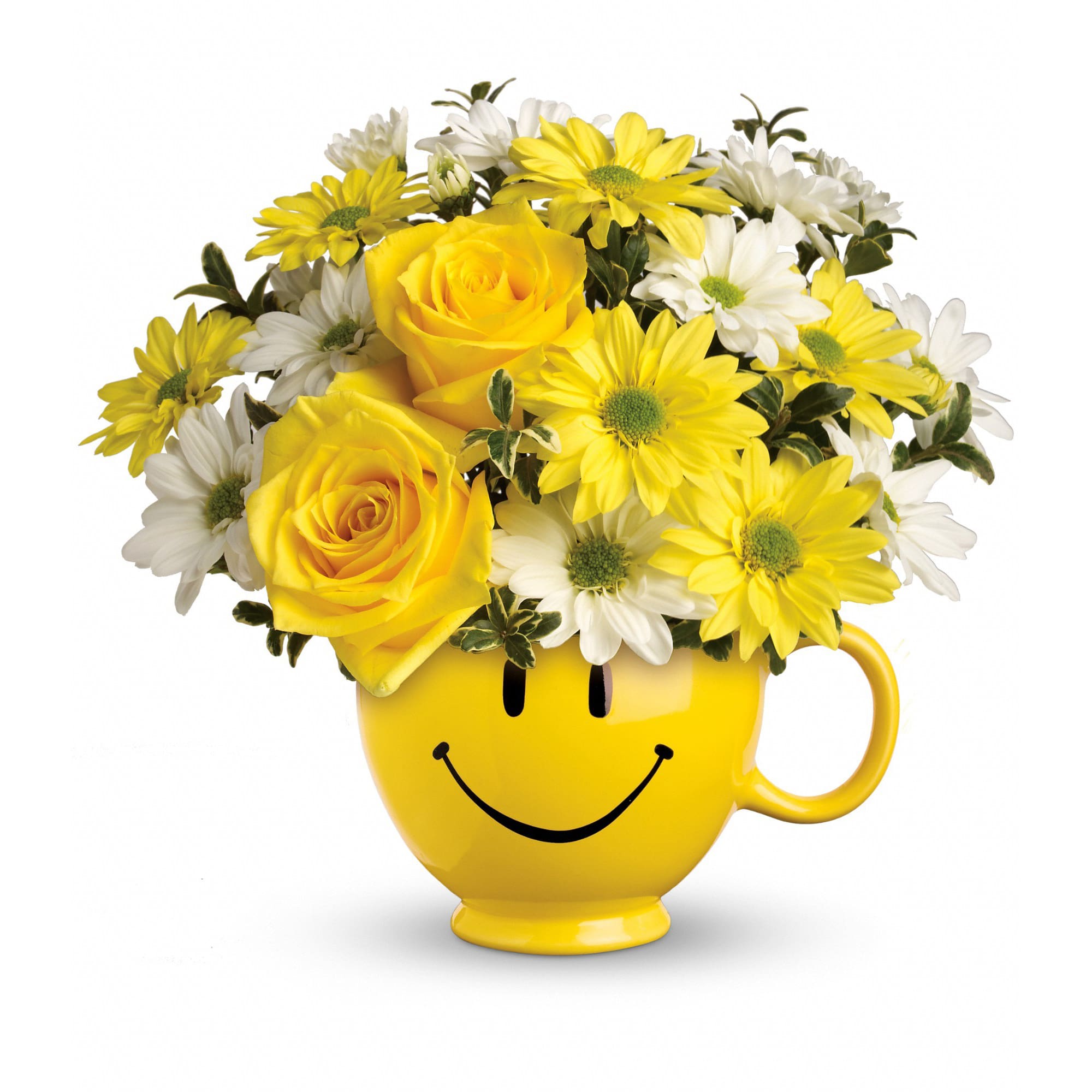 Be Happy Mug In Williston Park Ny The Village Flower Shoppe