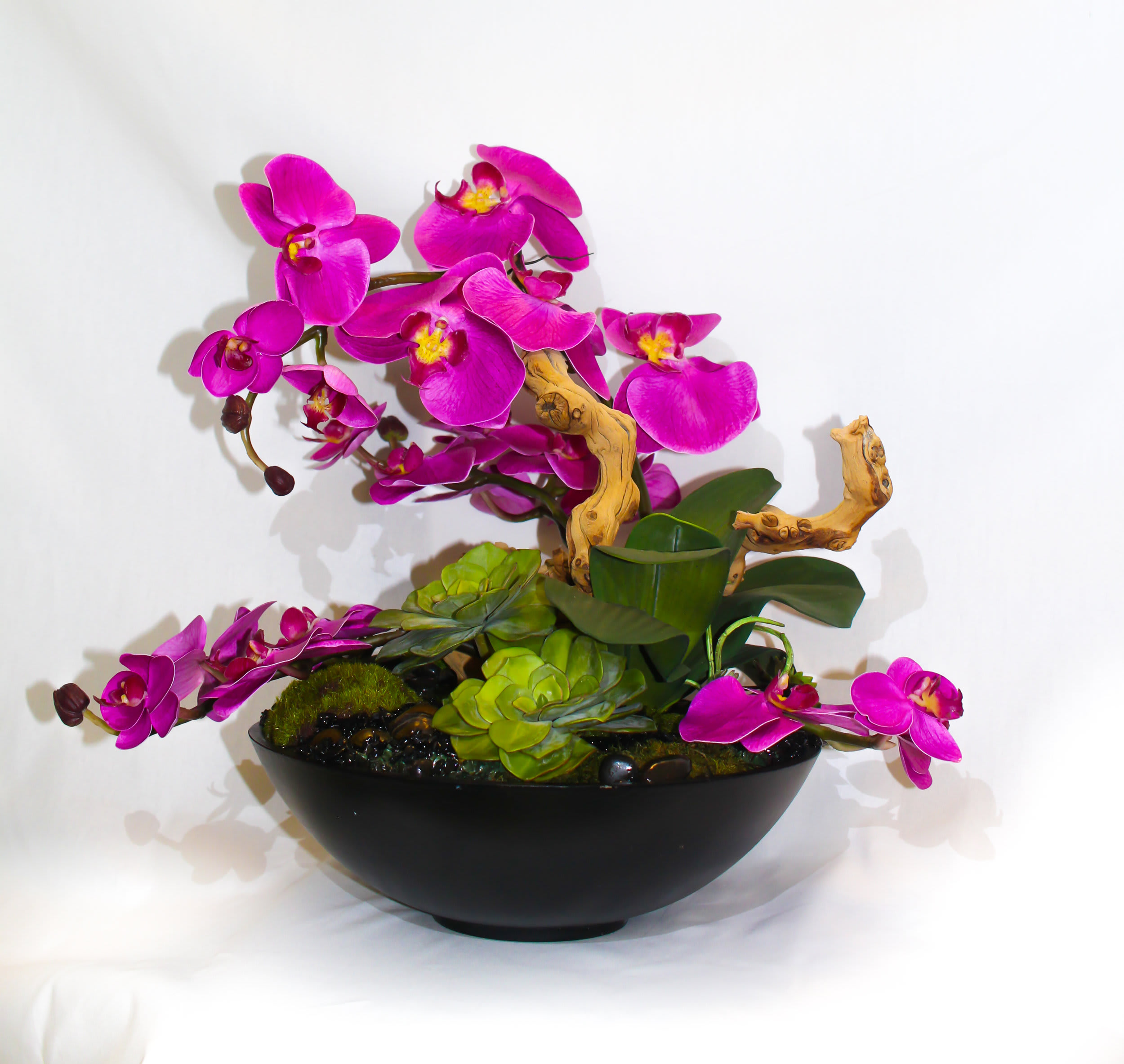Pink Faux Orchid Garden In Las Vegas Nv Lg Designs
