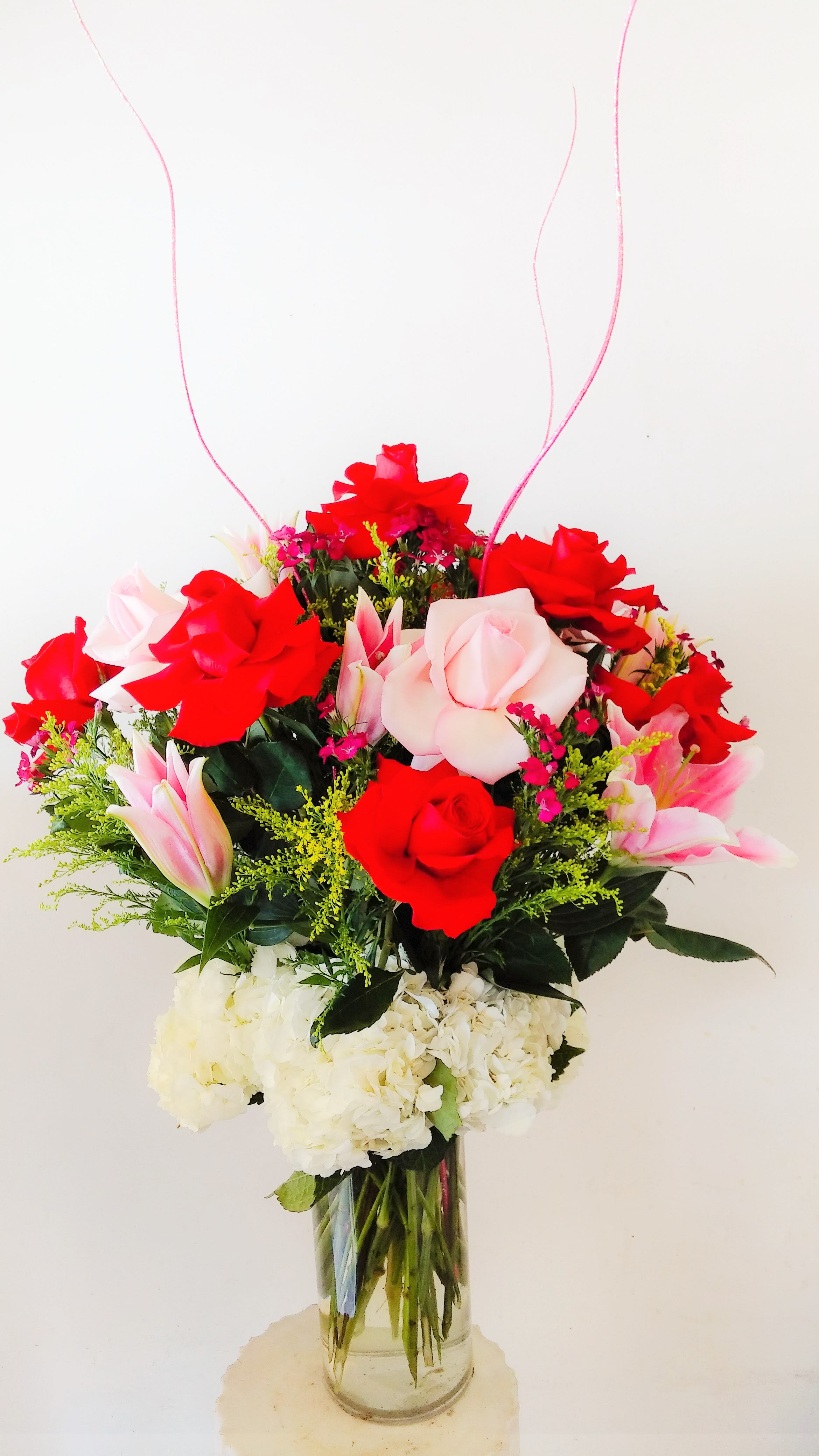 Mixed FloralRoses, Lilies, Hydrangeas in San Gabriel, CA Creative