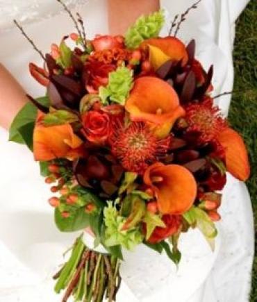 Fall Bridal Bouquet In San Jose Ca Valley Florist