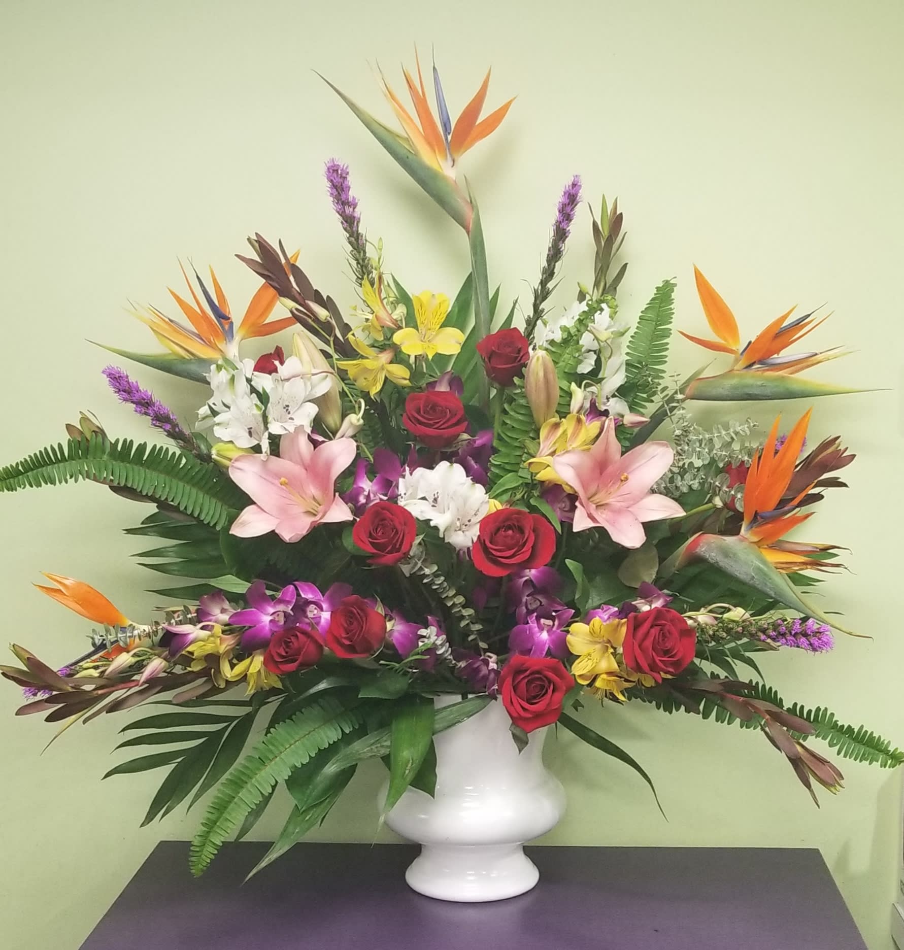 Tropical Sympathy Basket In Philadelphia Pa Philadelphia Flower