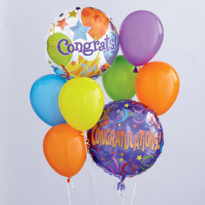 Congratulations Balloon Bouquet In Wilmington De Ramones