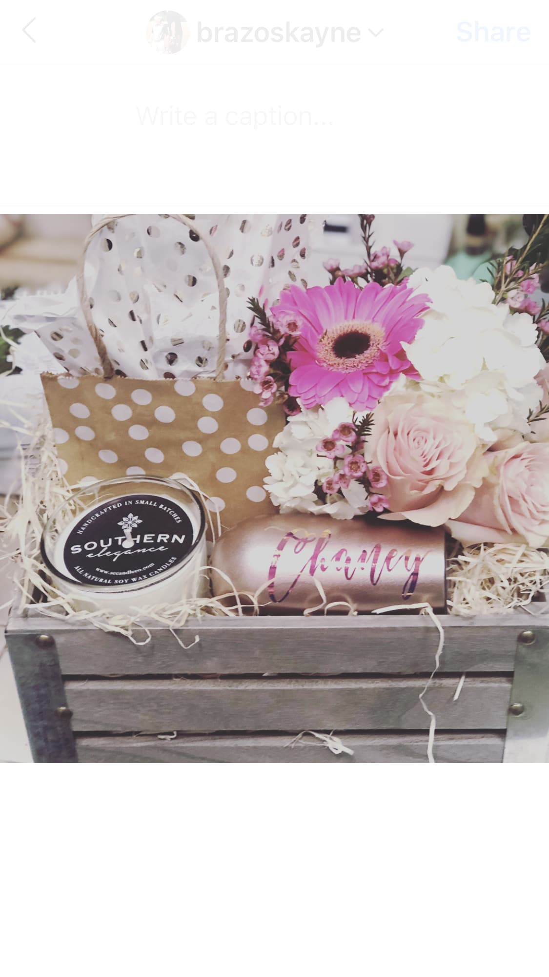 Custom Gift Boxes Flower Combo In Granbury Tx Town And Country Floral Gallery