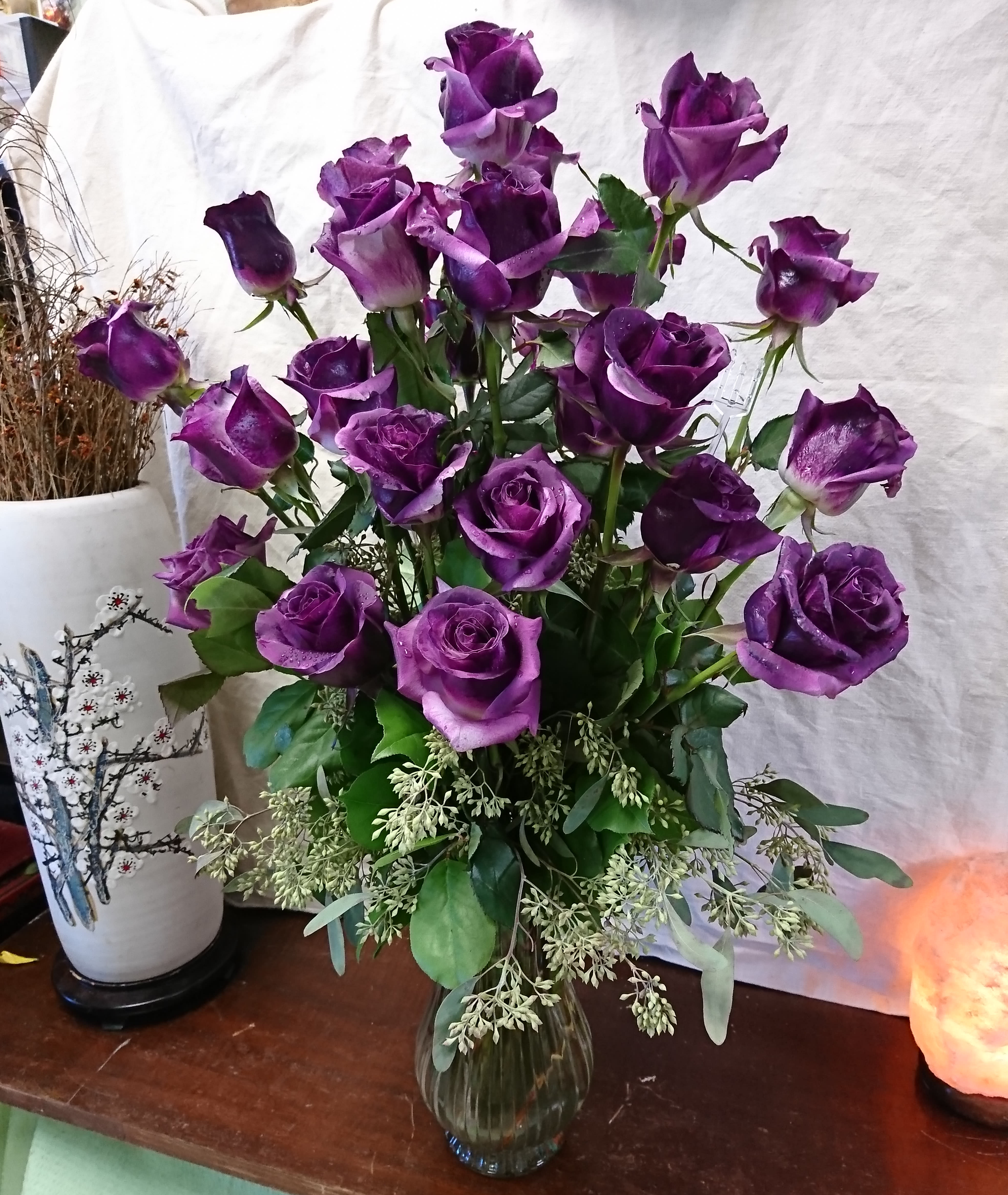 Deeply Violet Rose Bouquet in Orlando, FL | Edgewood Flowers