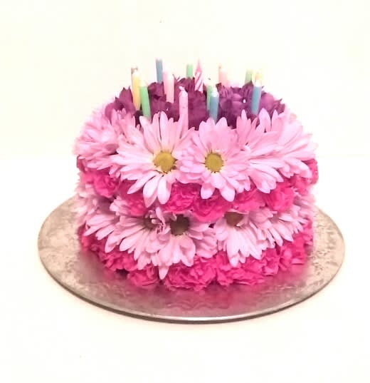 Happy Birthday Flower Cake In Kennesaw Ga Kennesaw Mountain Flowers