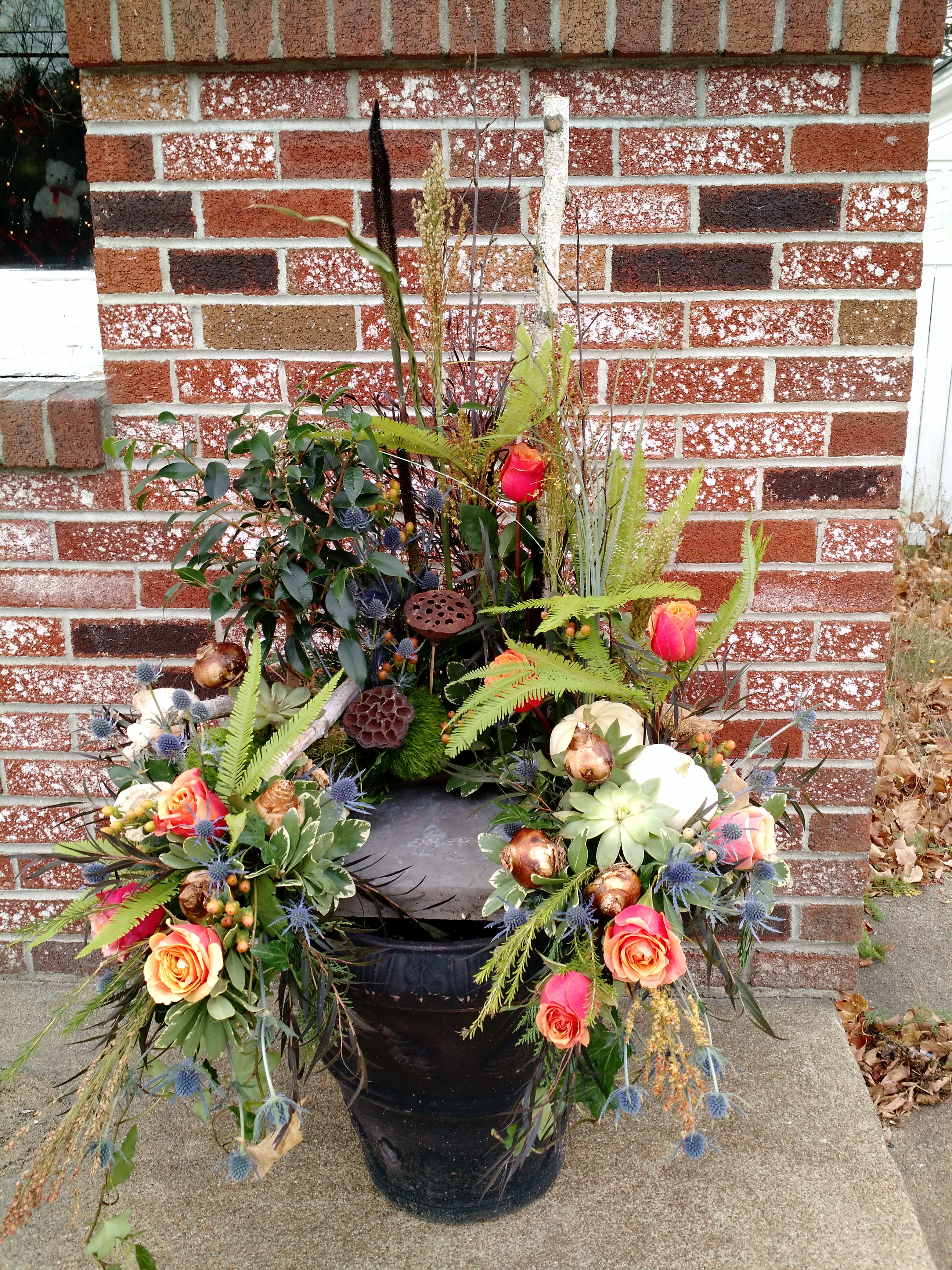 Woodland Urn in Londonderry, NH Harrington Flowers