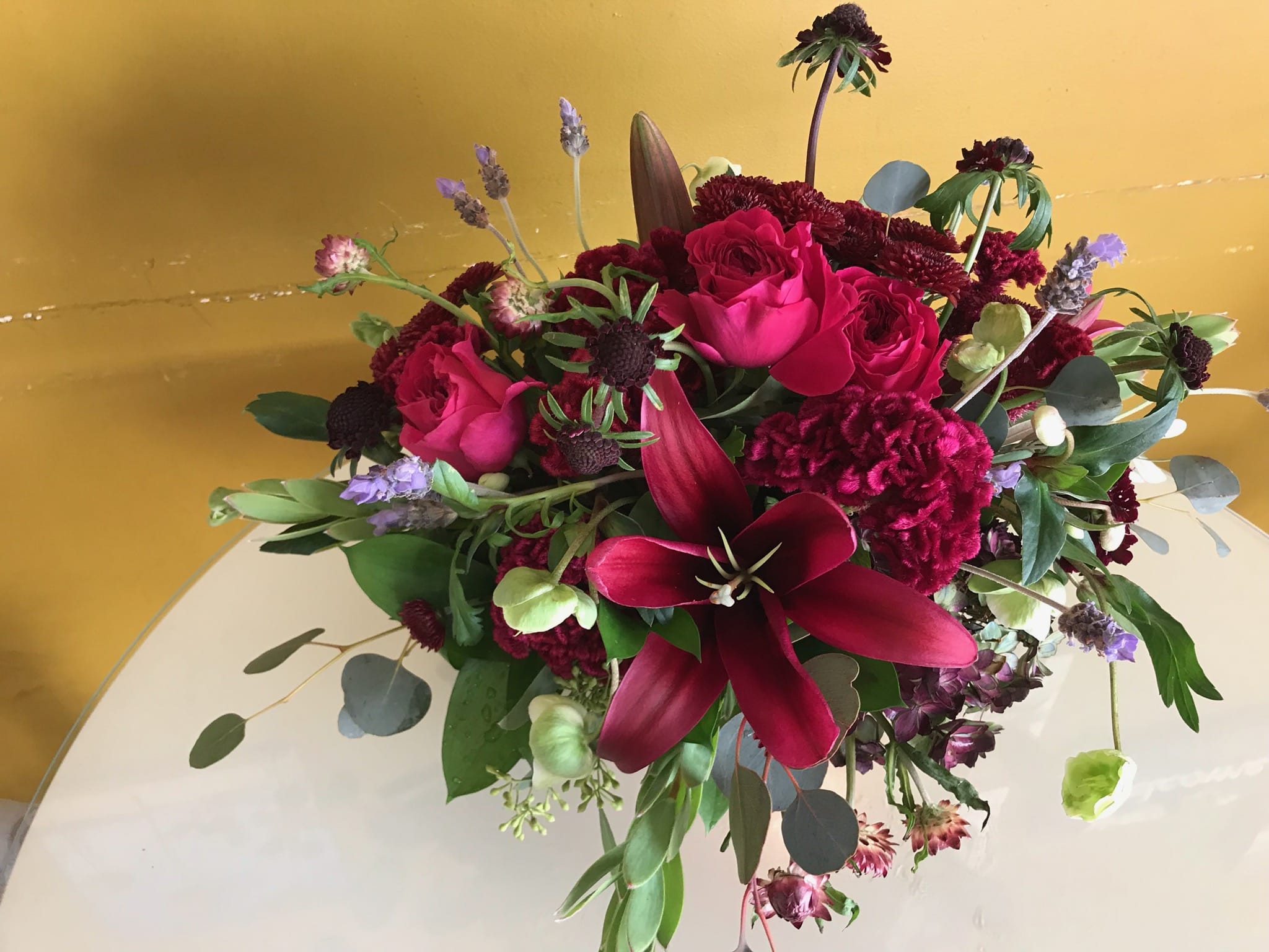 Winter Arrangement In Playa Del Rey Ca Flowers By Felicia