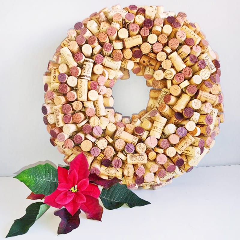 Handmade Cork Wreath in Merion Station, PA Long Stems