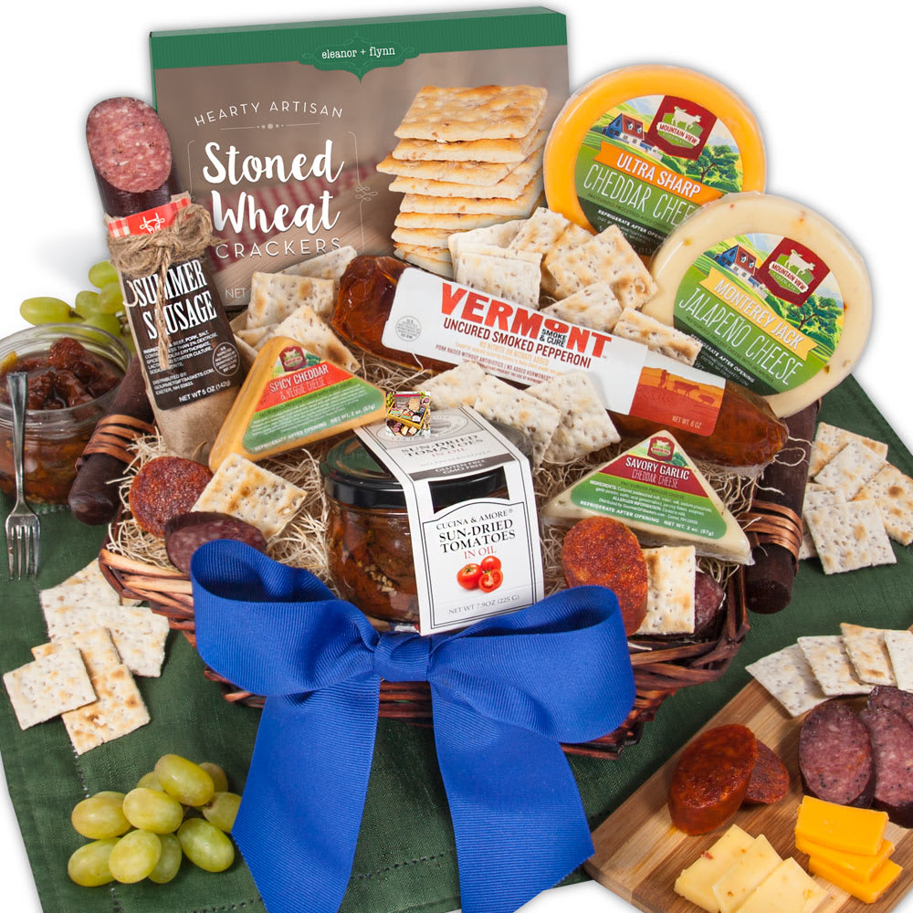 Gourmet Hillside Meat & Cheese Sampler VIP HGB4361 23 day shipping