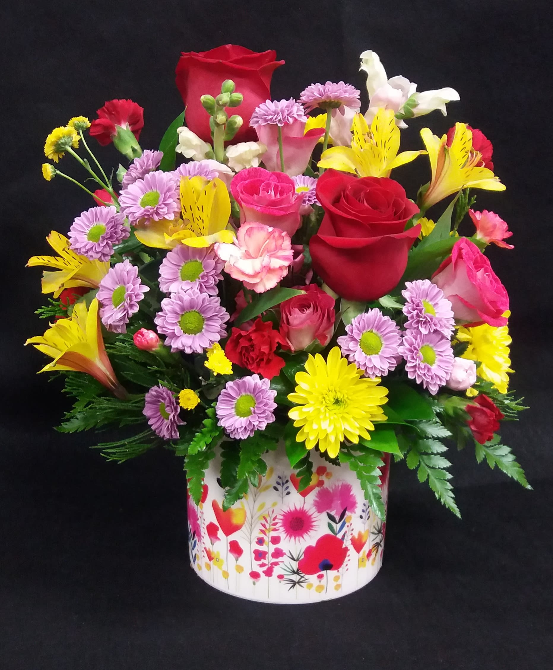 fields of flowers in