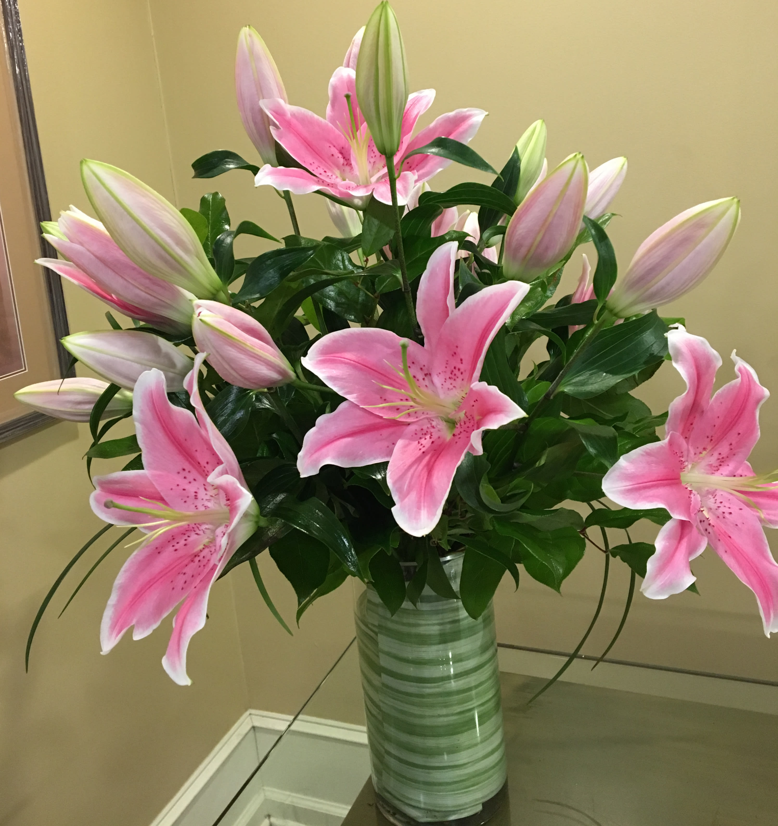 Pink Liliana Pink Oriental Lilies in Philadelphia, PA Nature's