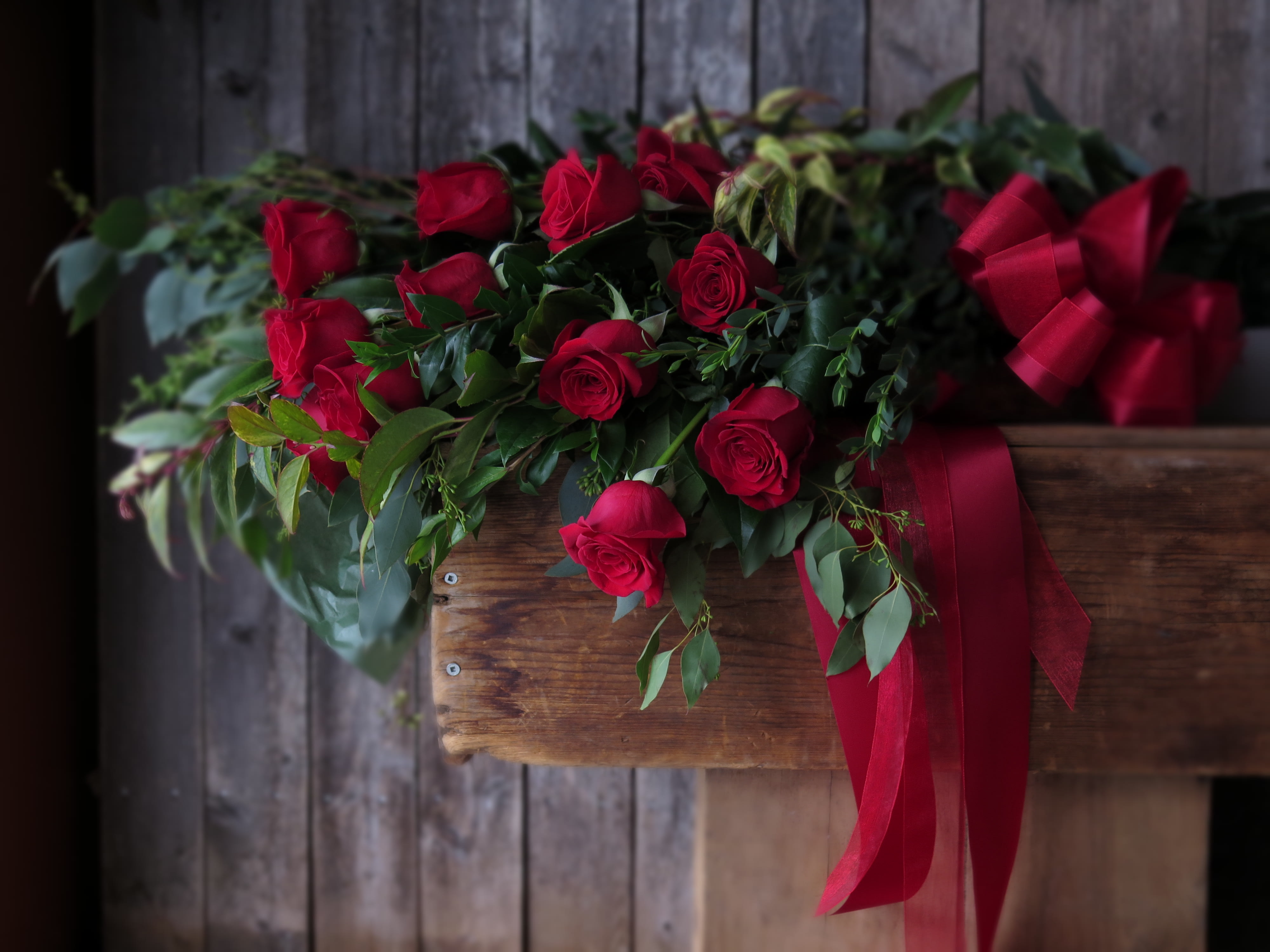 One Dozen Long Stem Red Roses In A Wrapped Bouquet Or Box In Worcester Ma La Jolie Fleur