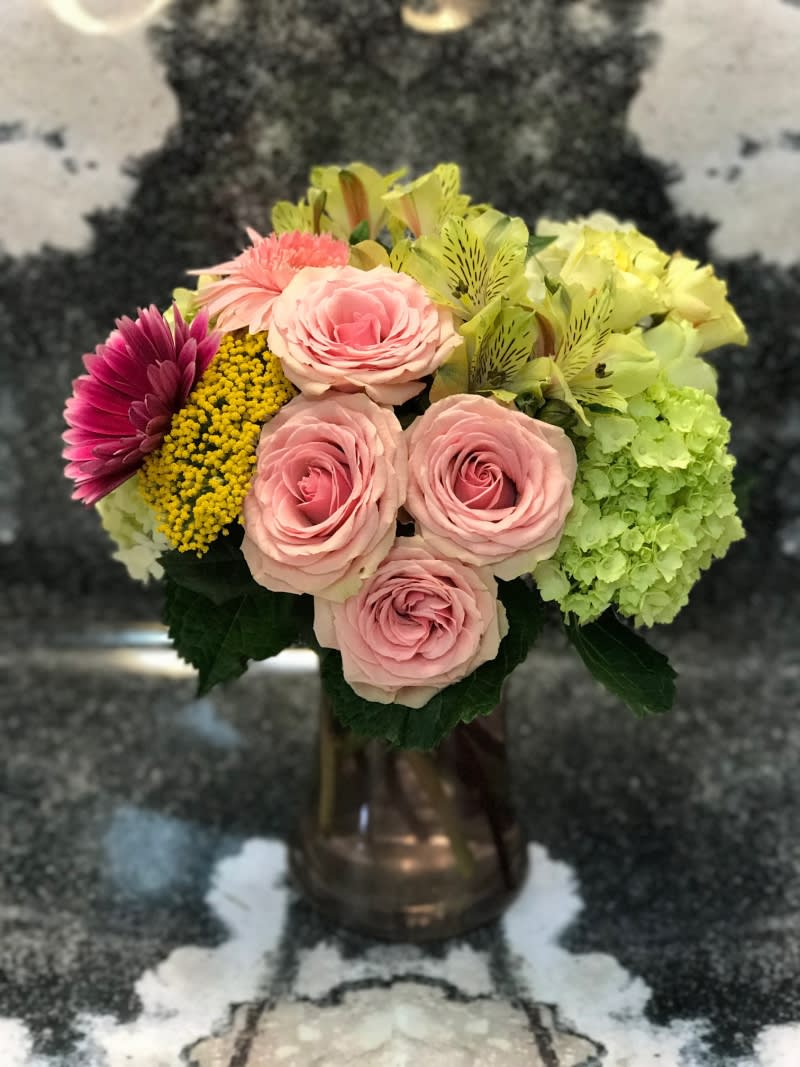 Light Pink Gerbera Daisy Bouquet