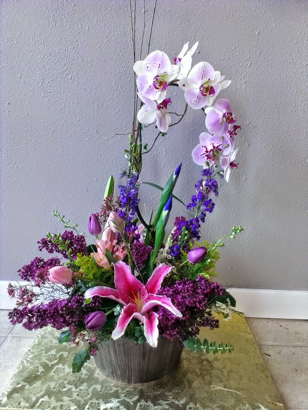 Living orchid and Fresh Cut Arrangement in Newport, OR | Newport ...
