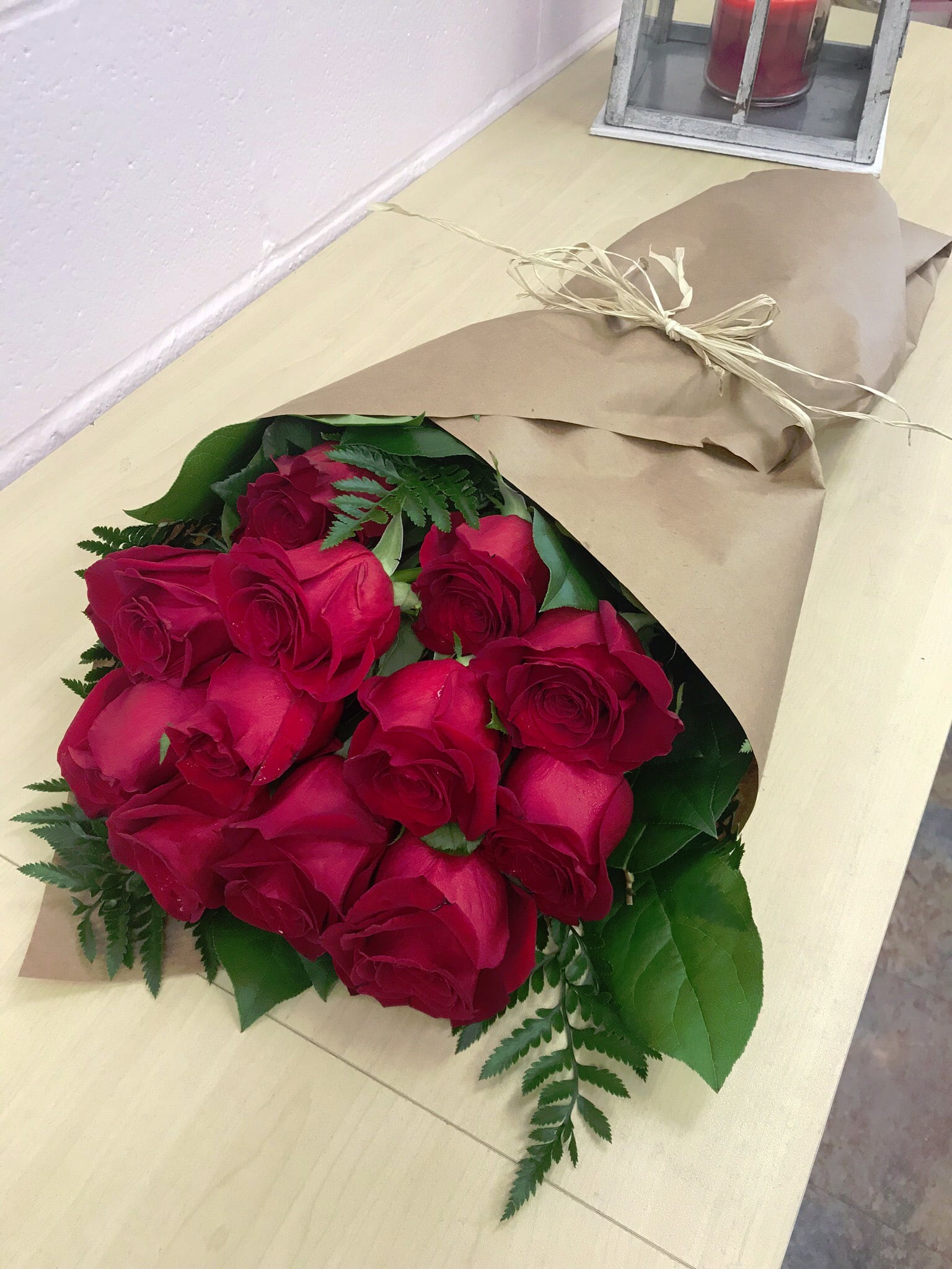 Roses Wrapped in Paper in Lawrenceburg, IN Artistic Floral