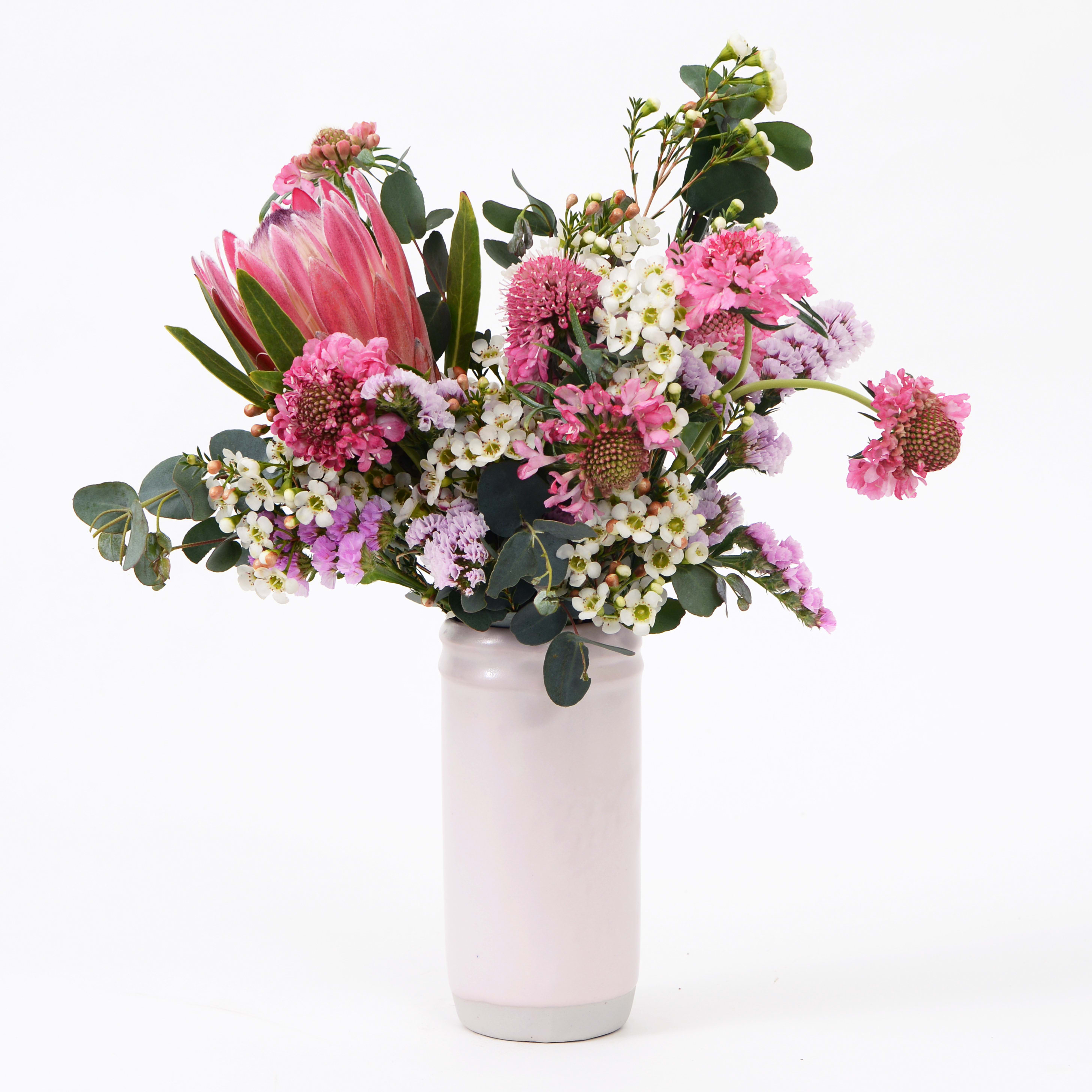 handmade ceramic pink mason