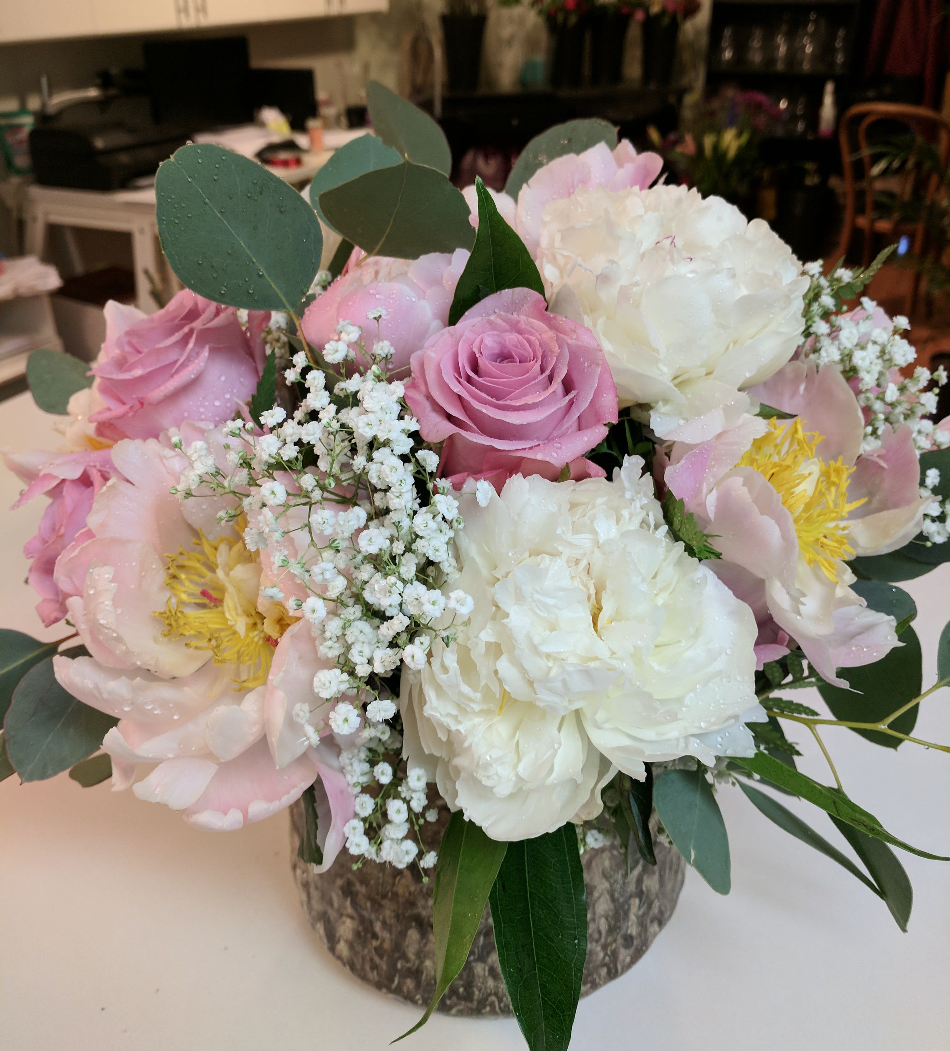 Peonies Bouquets in Austin TX Flowers Are Happy