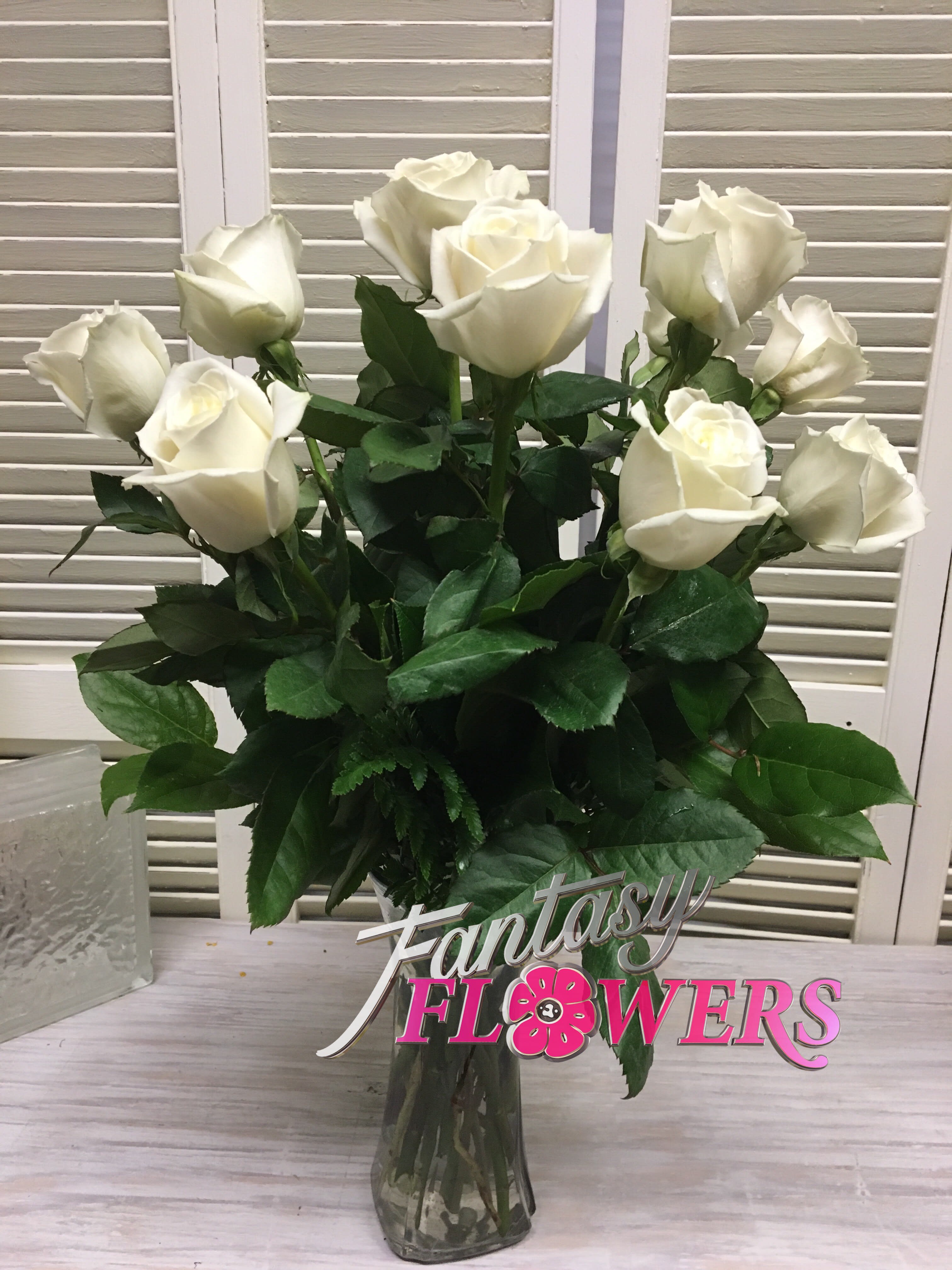 First Love White Roses In Thiensville Wi Fantasy Flowers Gifts Wine