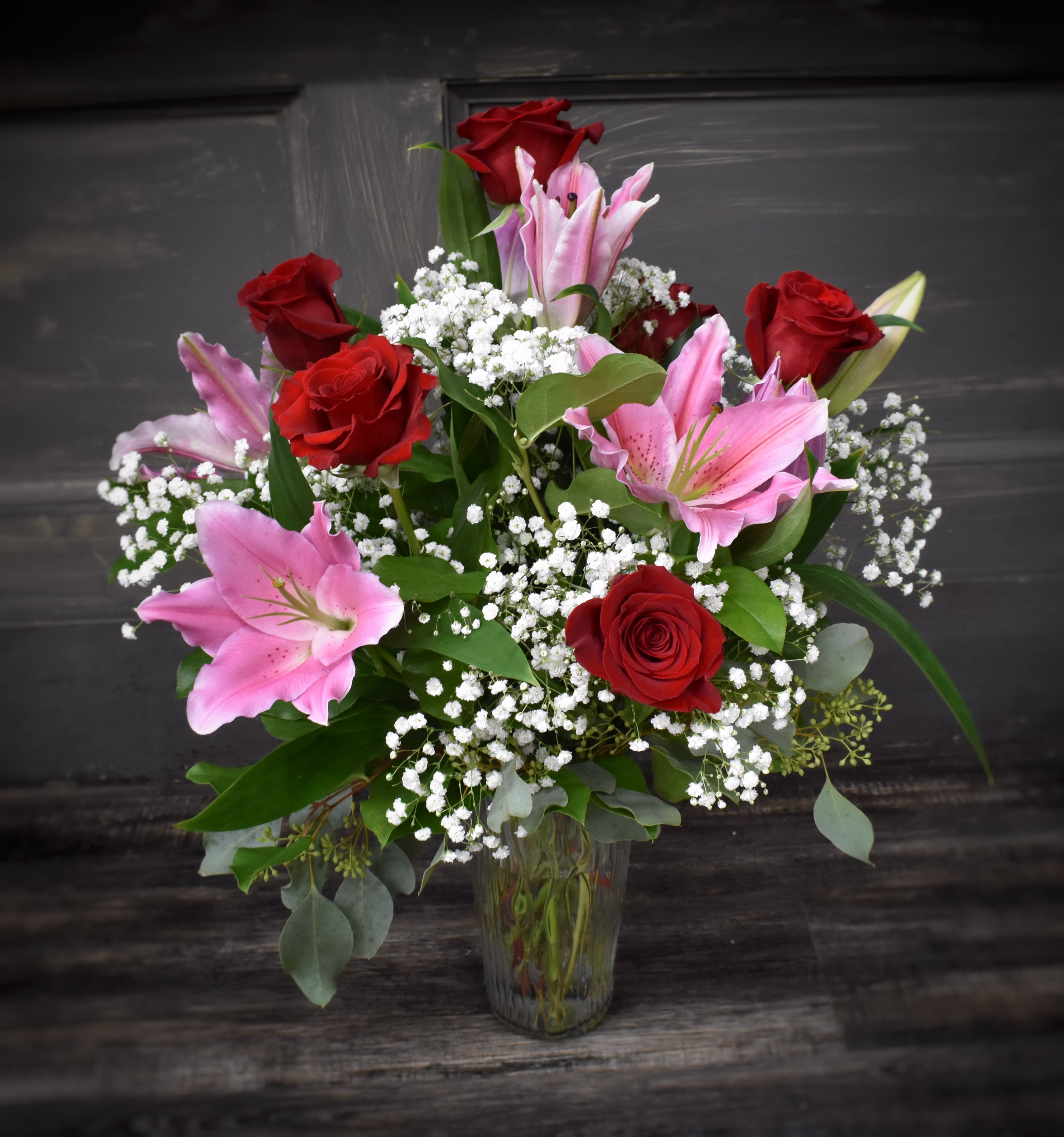 Roses and Lilies Available for local St Cloud area delivery in Saint
