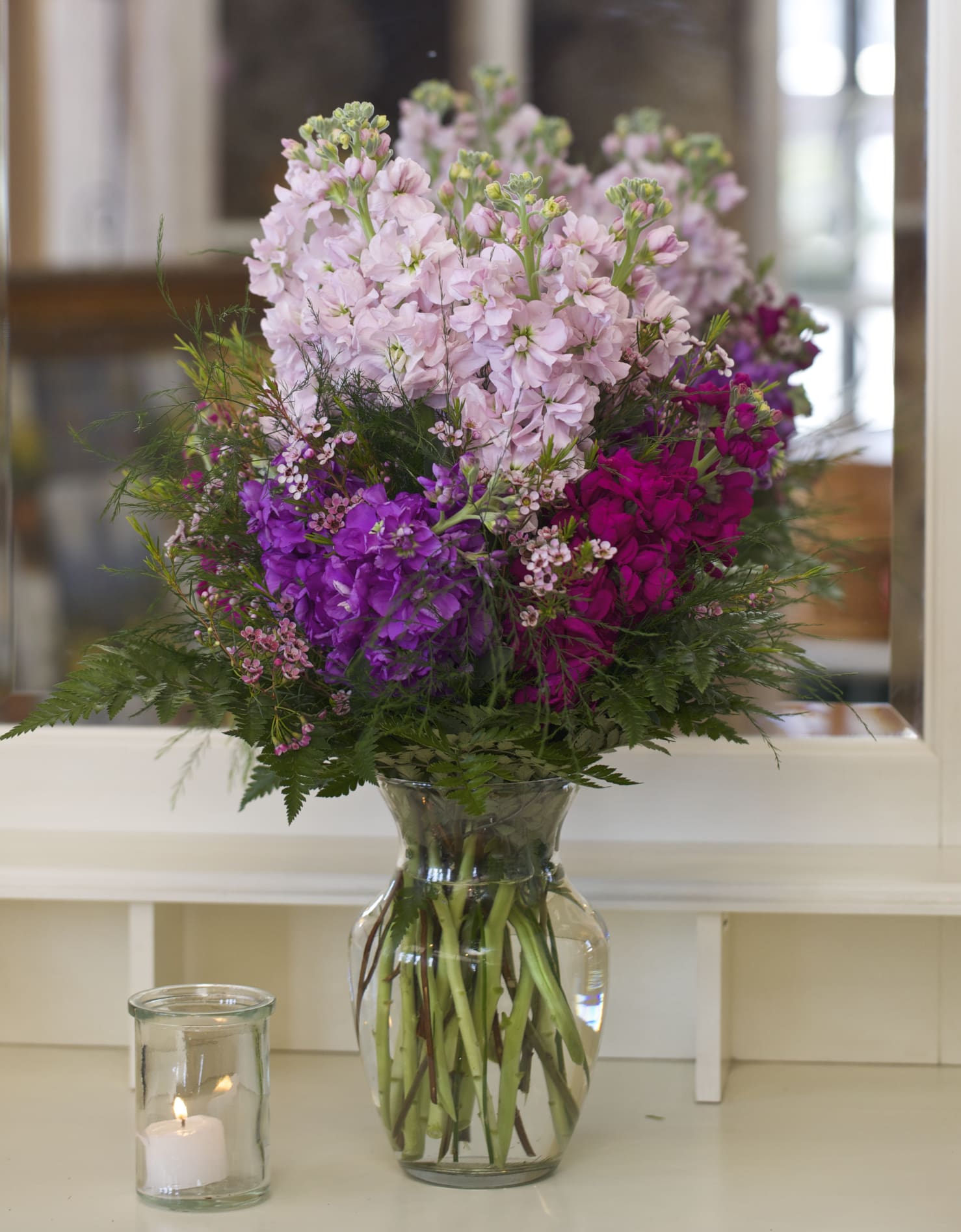 Purple Flower Arrangement in St Louis, MO Rileys Florist