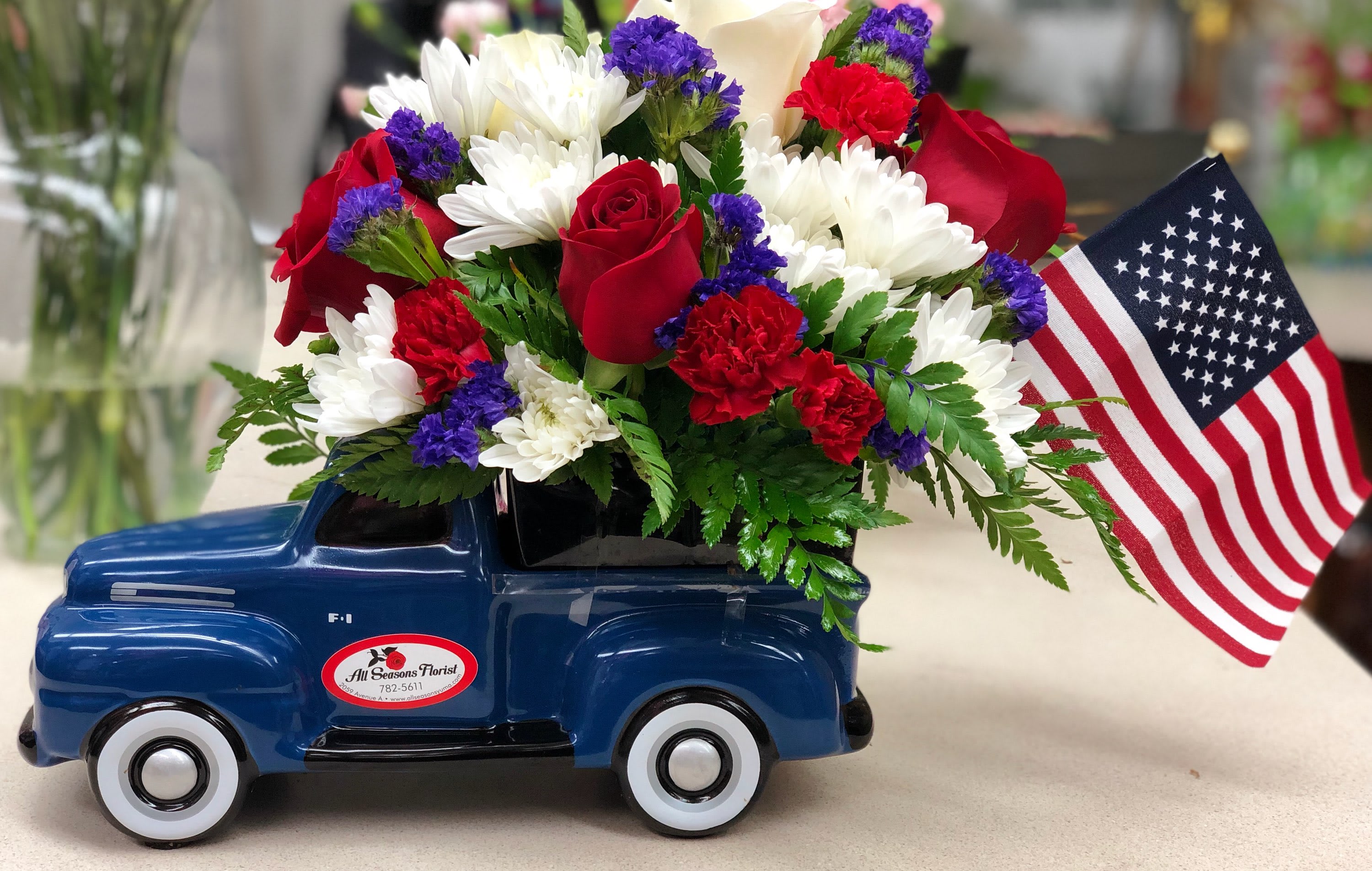 All Seasons America The Beautiful Truck In Yuma Az All Seasons Florist