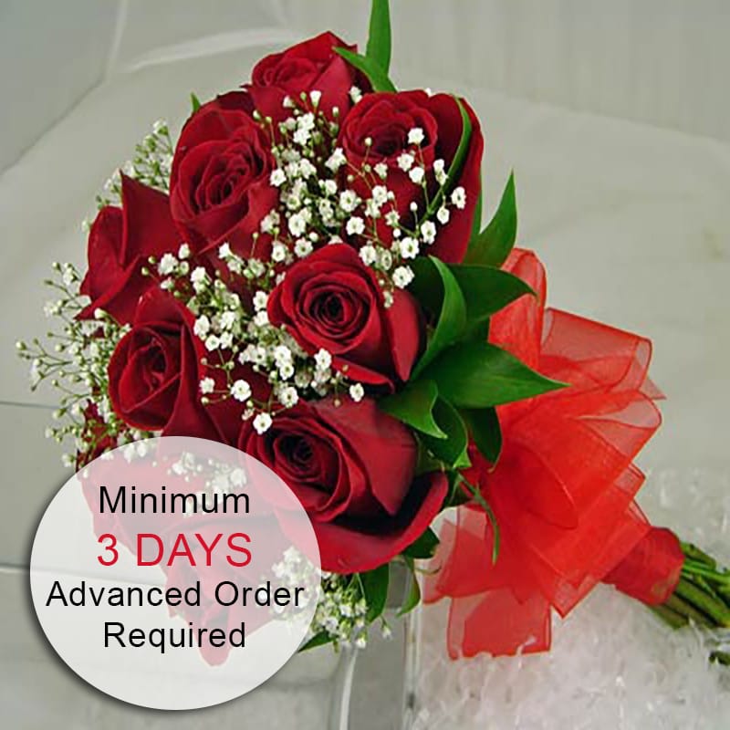 Baby Breath Rose Bouquet