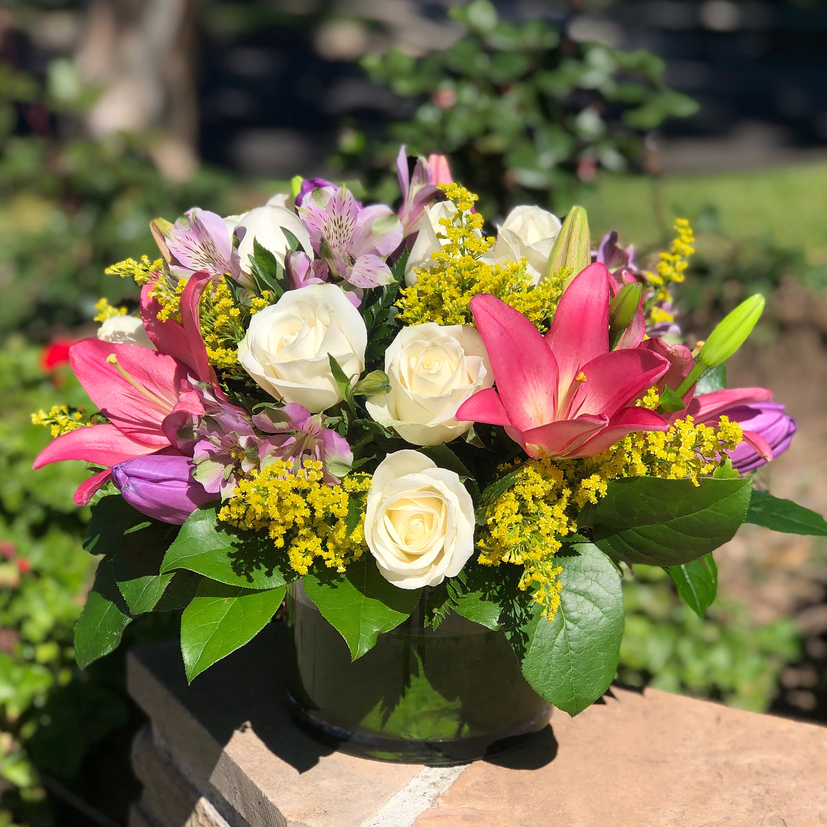 travel flower bouquet