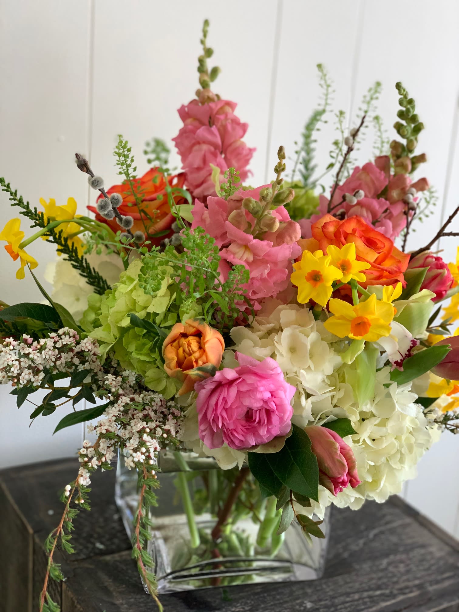 Spring Beauty Vase Arrangement In Eastgreenwich Ri Busy Bee