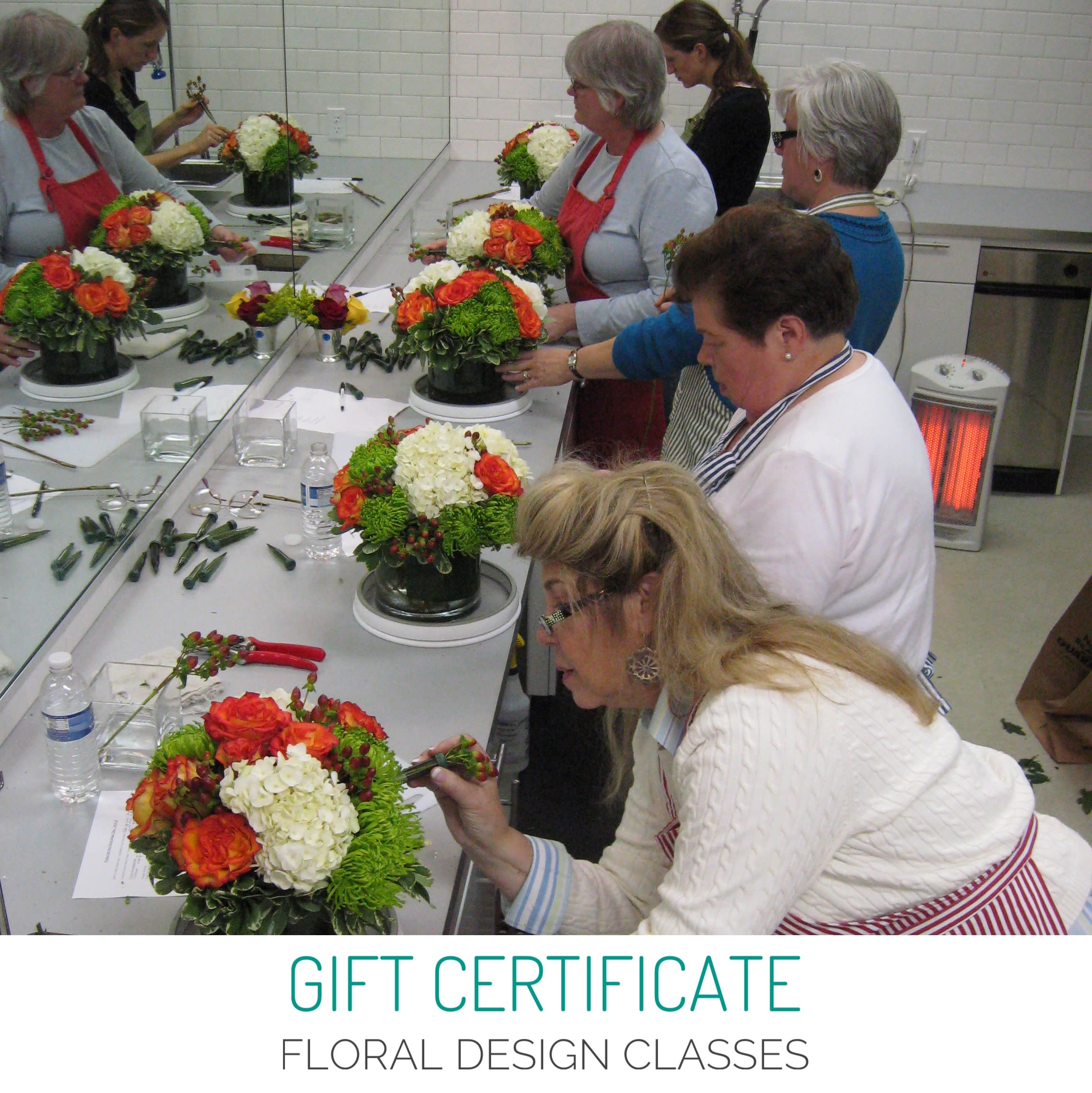 Floral Design Class Gift Certificate In Seattle Wa Fiori Floral Design