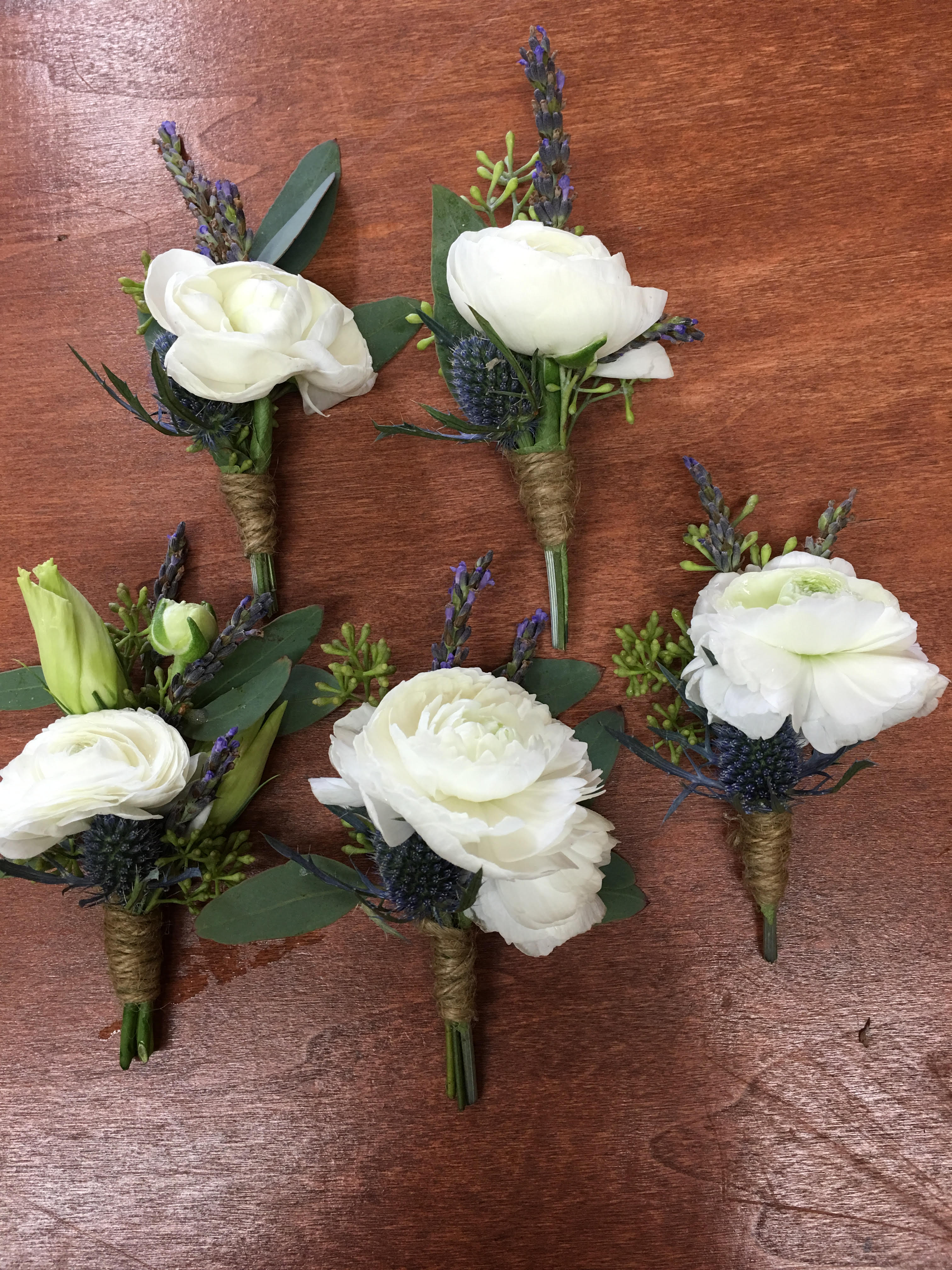 Wedding Boutonnieres in Los Angeles, CA Highland Park Florist
