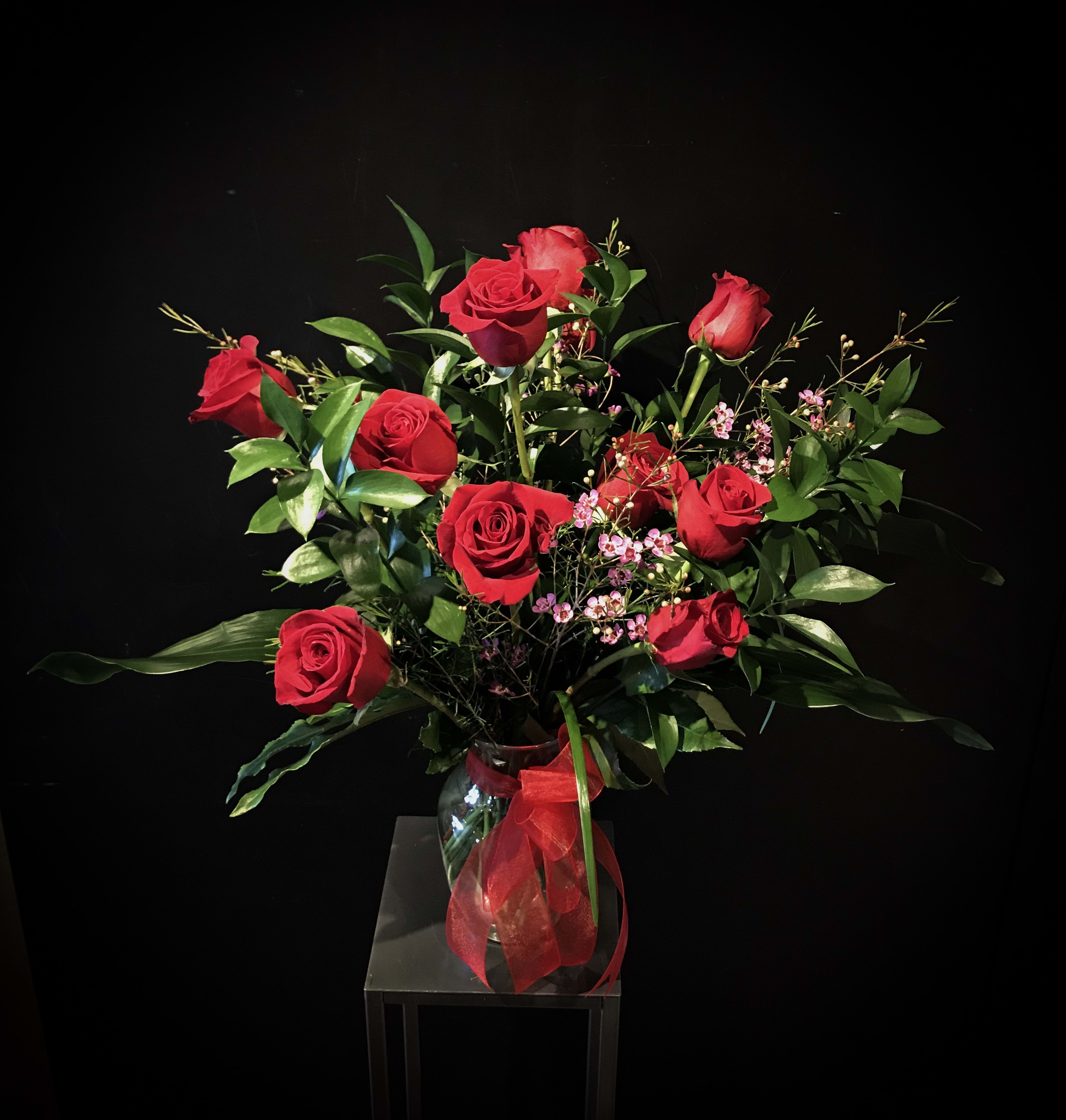 The Red Rose Bouquet In Franklin Tn Garden Delights Fine Florist 