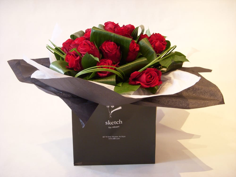 Signature Sketch Rose Bouquet Extravaganza 36 In Houston Tx Sketch By Albert