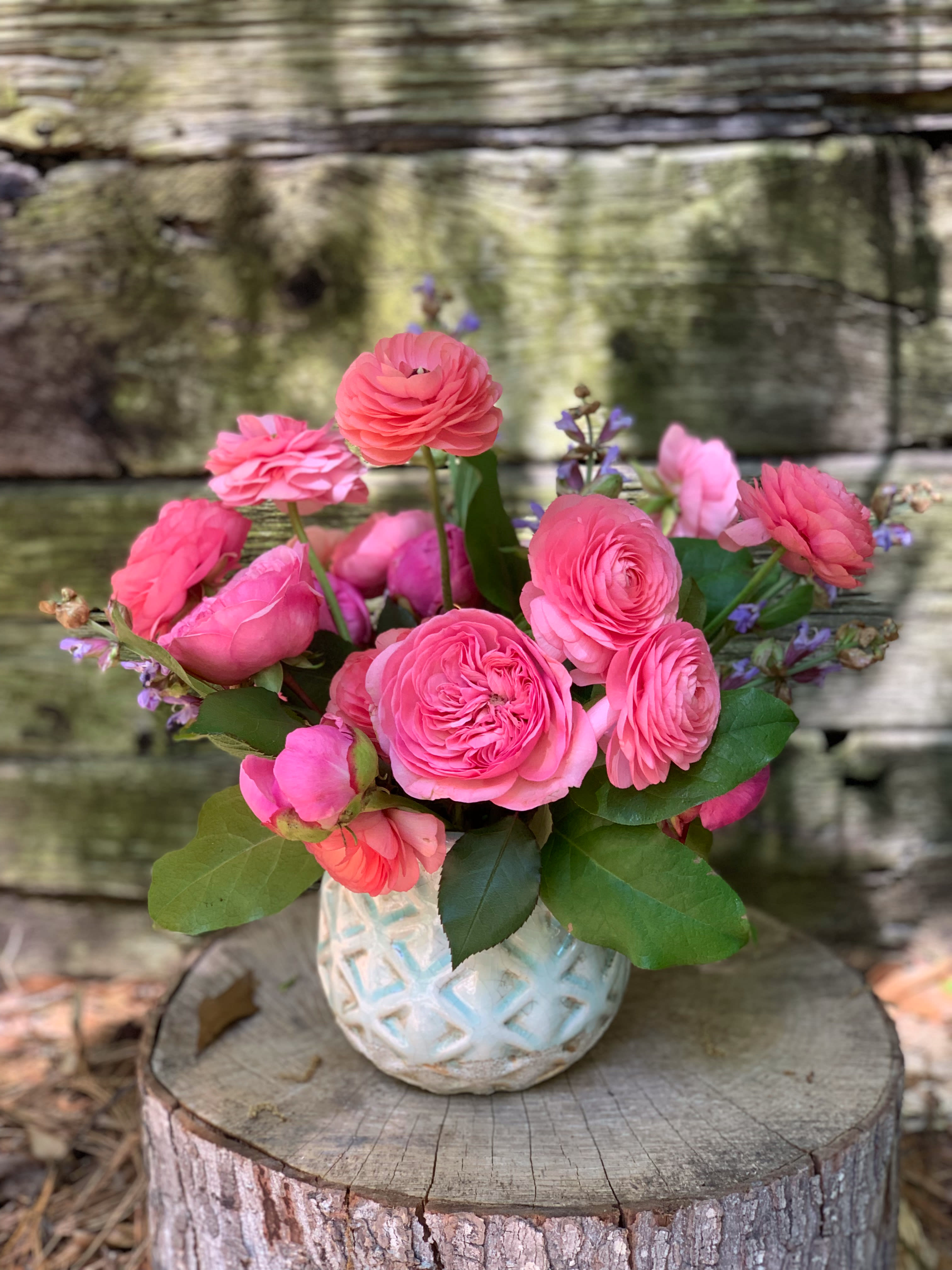 Garden Rose Peony And Ranunculus Love In Kitty Hawk Nc Bells And Whistles At The Flower Field 5916