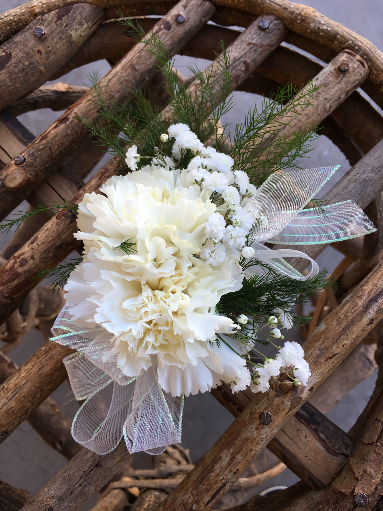 Double Carnation Corsage in Yuma, AZ All Seasons Florist