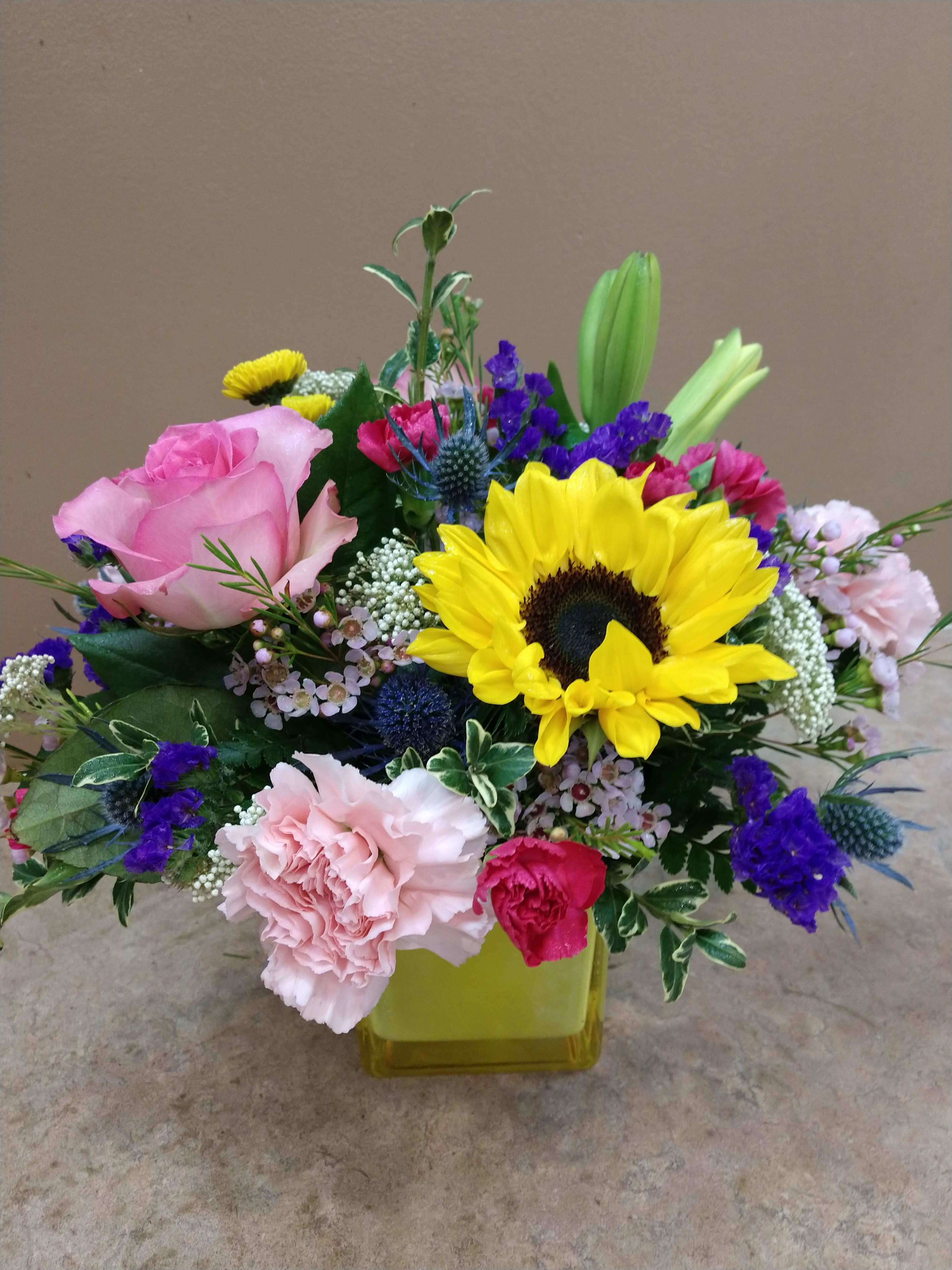 Sunflower Joy in Larned, KS | Country Seasons Flower Shoppe LLC