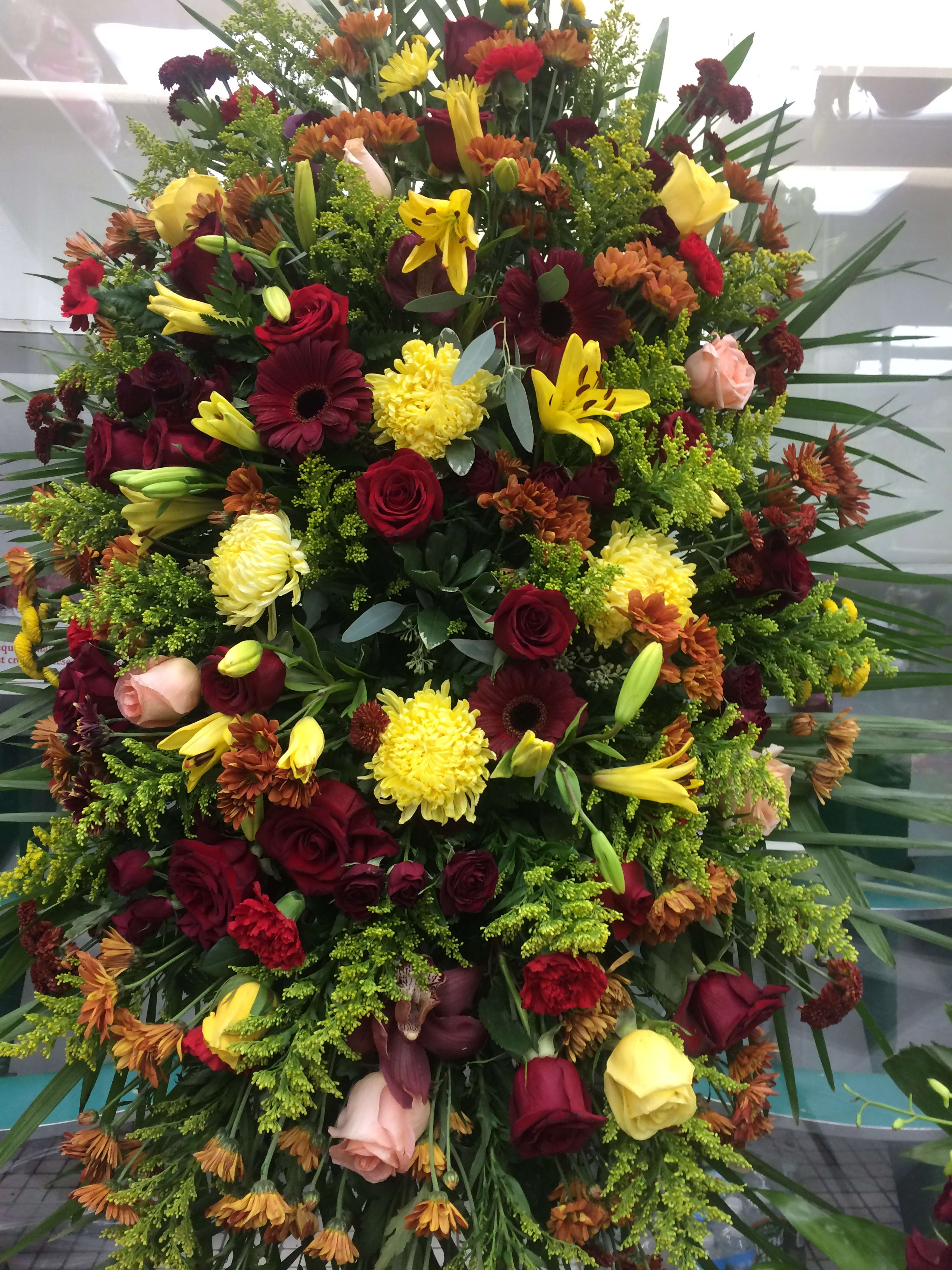 Rose and Daisy Spray in Bronx, NY Columbia Florist Inc.