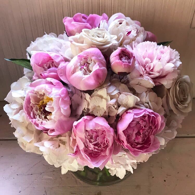 Mothers Day peony arrangement in Glendale, CA Blomst Los Angeles