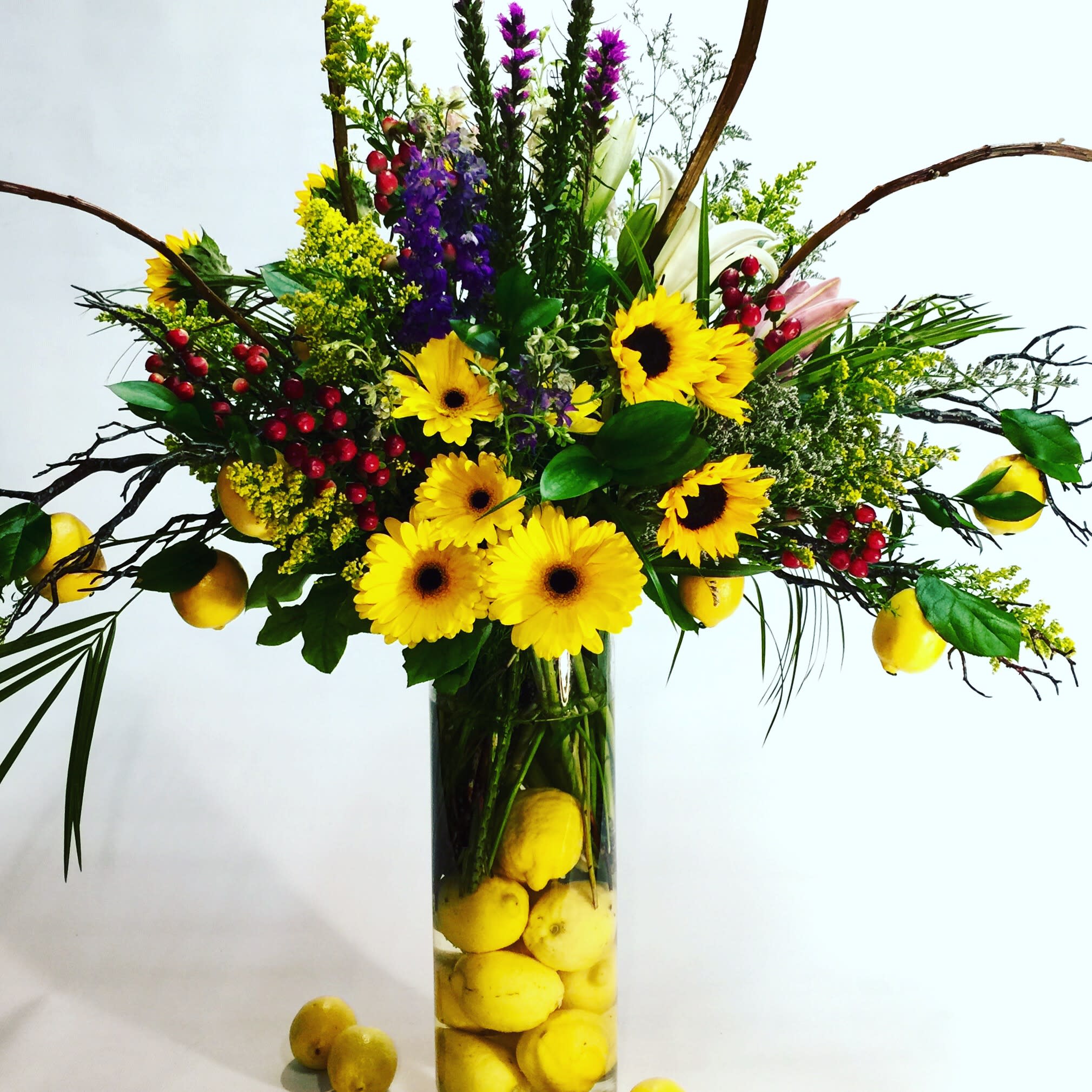 Luscious lemon’s When life gives you lemons send them a beautiful floral arrangement in