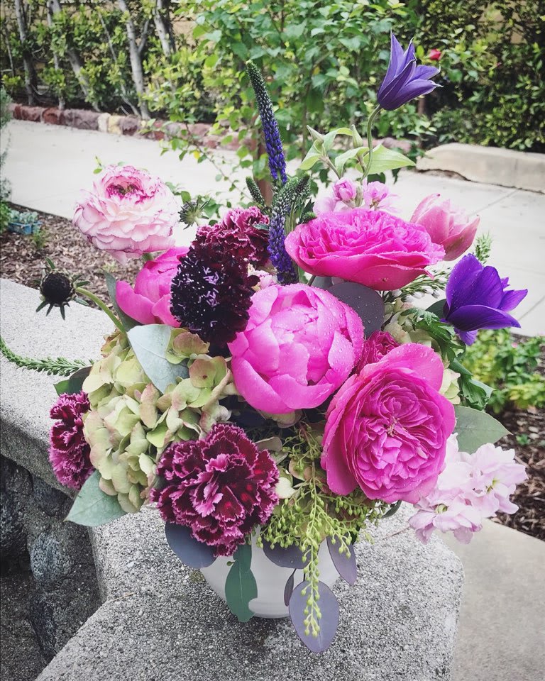 Peonies Garden Roses Anemone Clematis Carnation Antique Hydrangea By Aaliyah S Vase