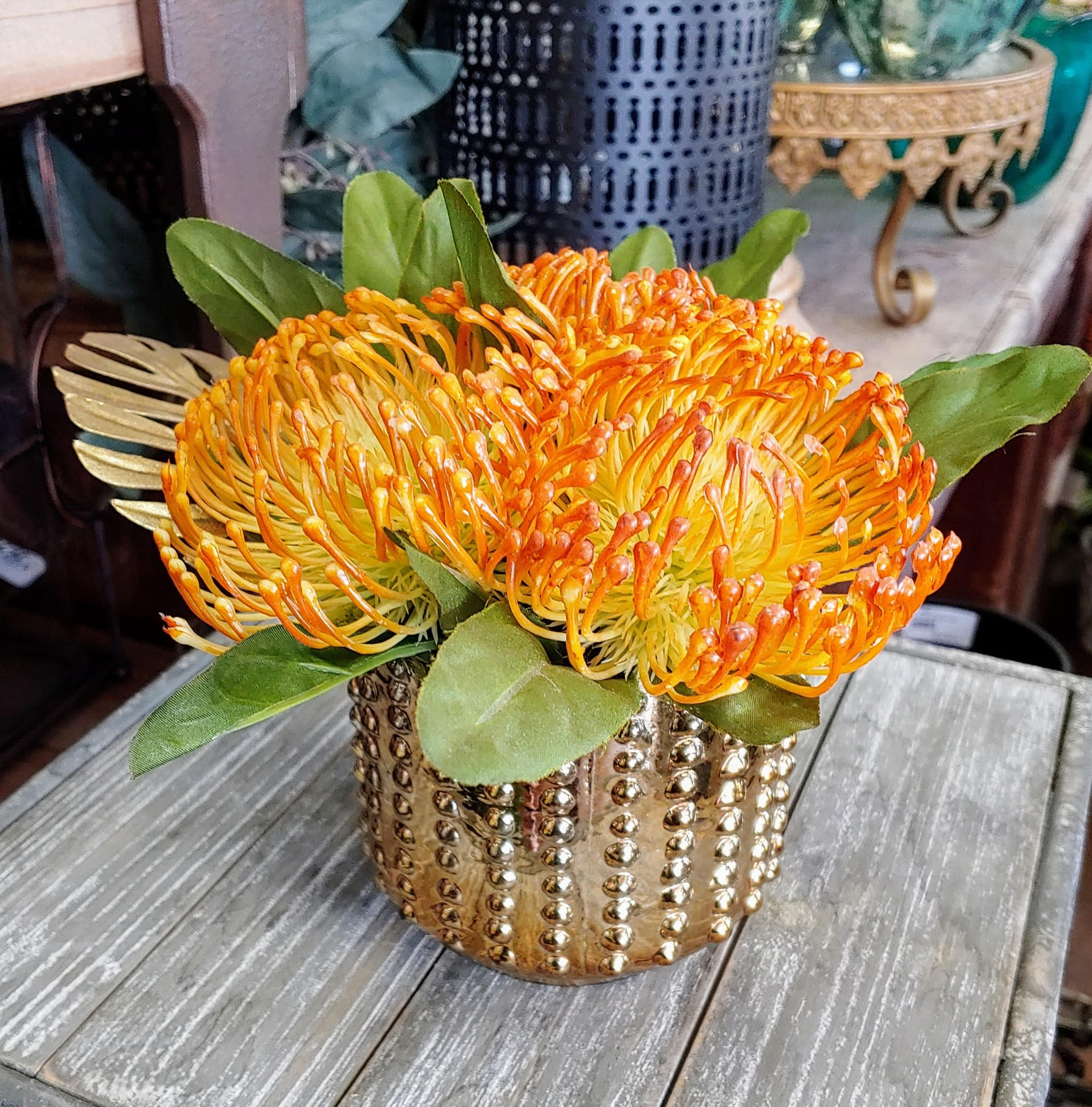 Faux Pin Cushion Protea Arrangement in Las Vegas, NV Windmill Floral