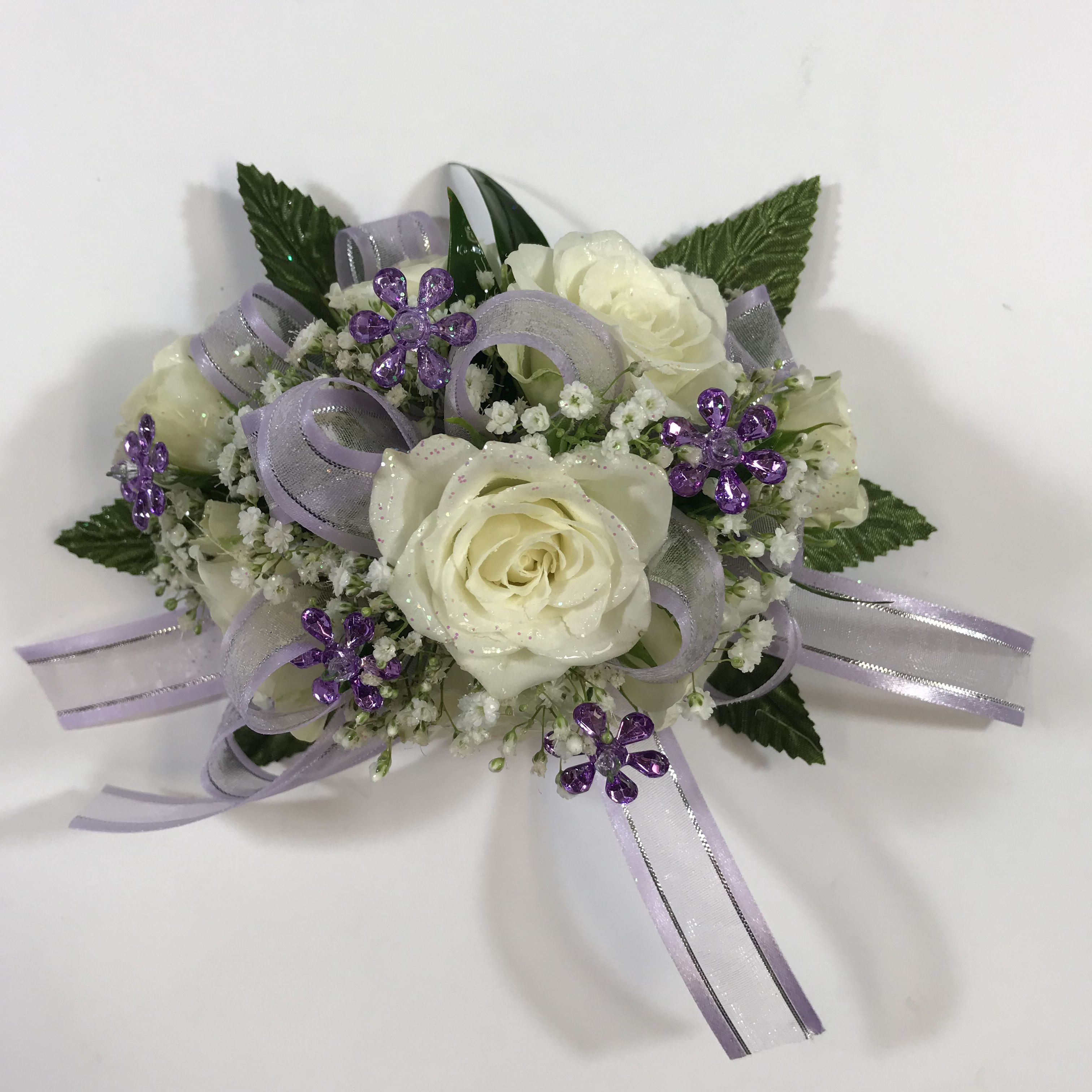 W7 Spray Rose Wristlet Corsage in Bensalem, PA Flower Girl Florist