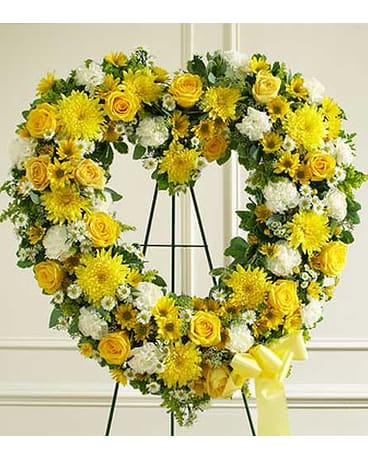 Yellow and White Open Heart in Hampton Falls, NH | Flowers ...