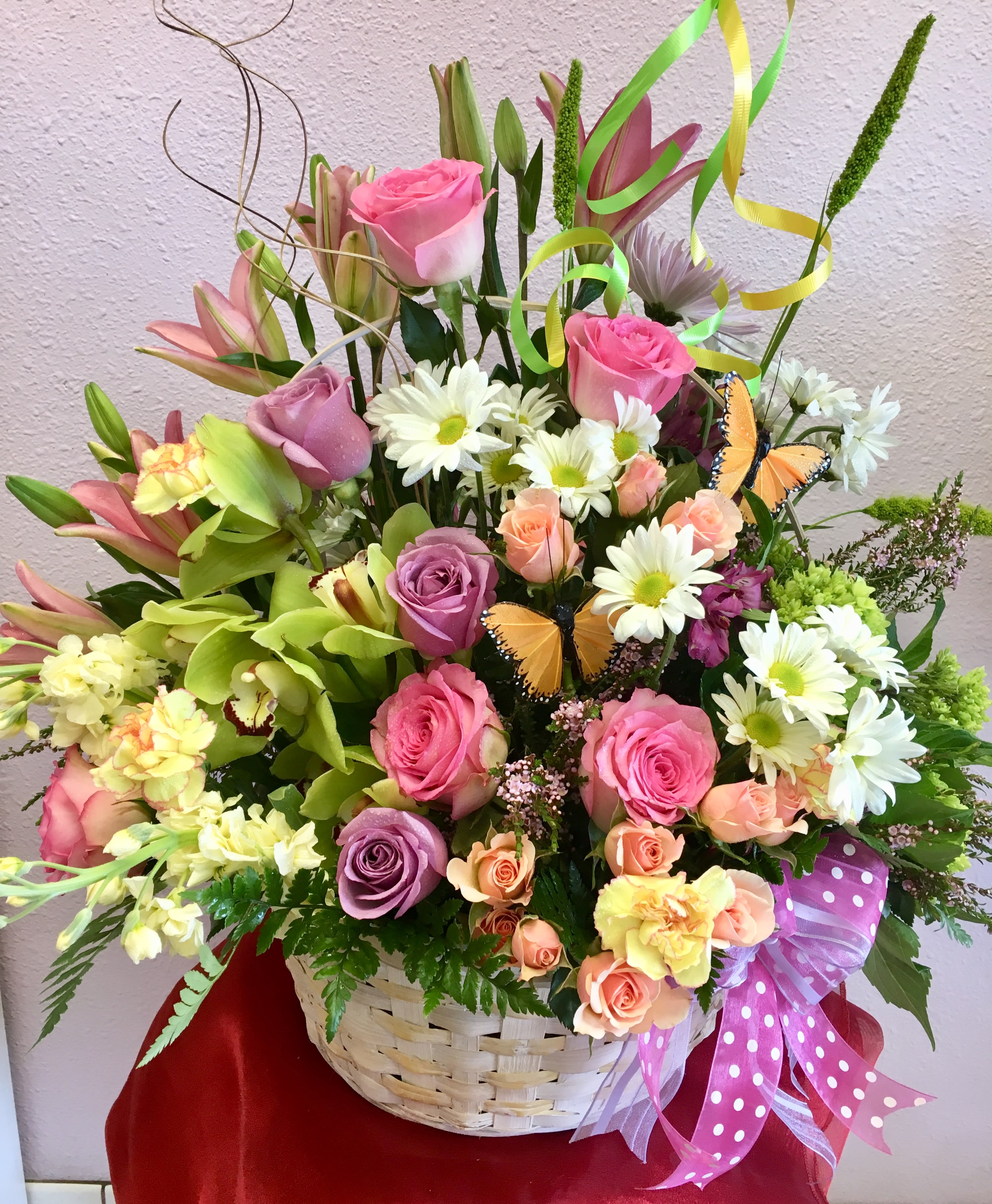 Fabulous Flora Basket By Forever Flowers In Centennial Co