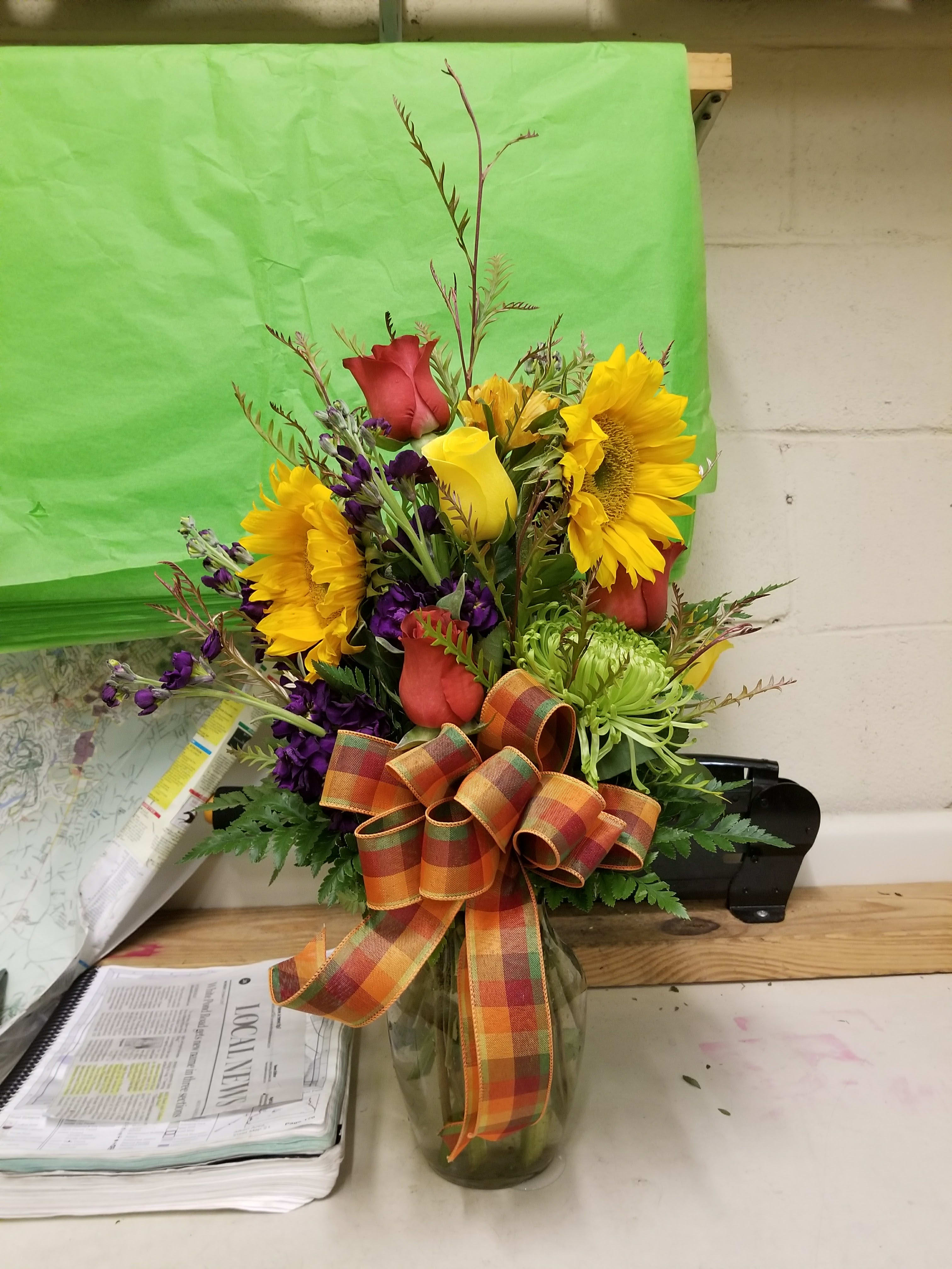 Sunflower Mix In Aiken Sc Ivy Cottage Flowers Gifts