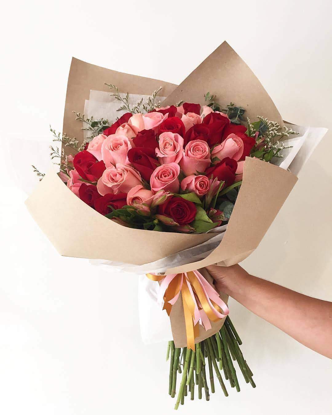 in love with you bouquet in long beach ca jimmys flower arrangements flower bouquet brown paper