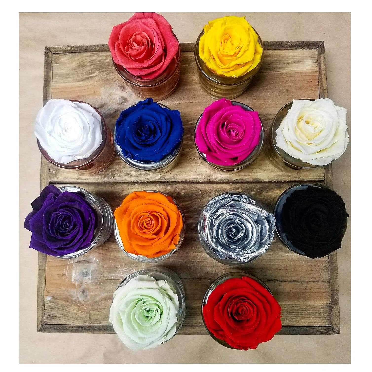 Forever rose in a glass votive in LAS VEGAS, NV FLOWER PETAL BOUTIQUE