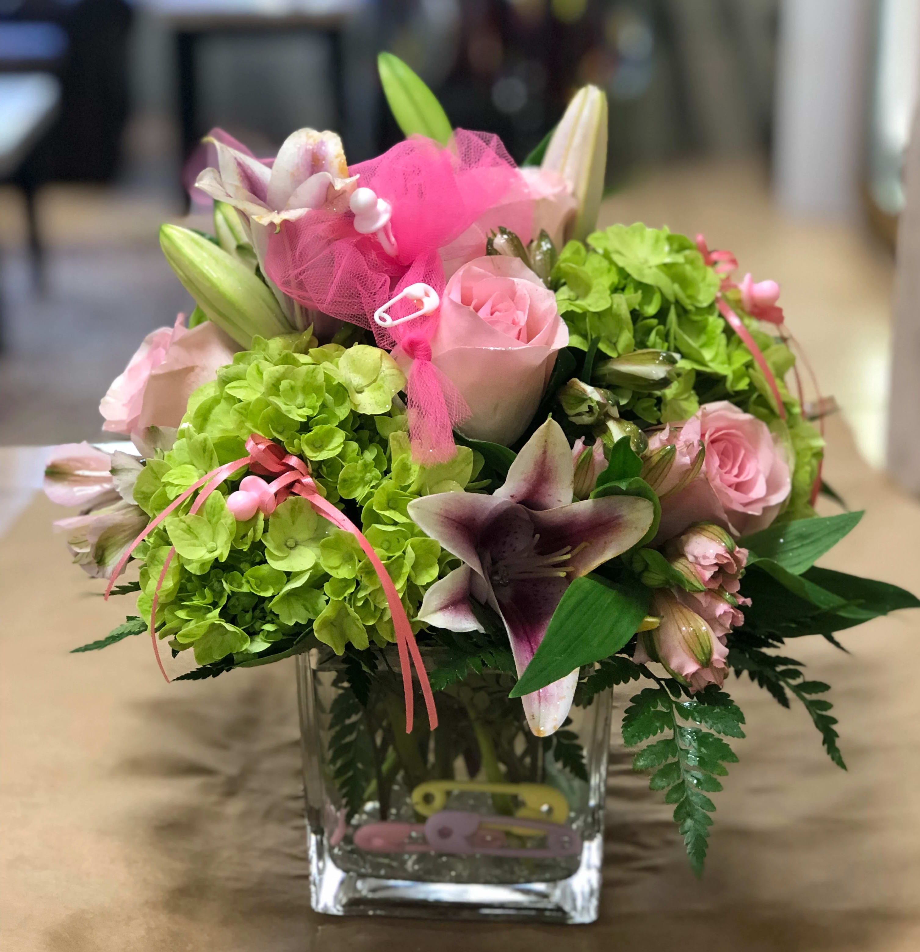 new baby girl flowers and gifts