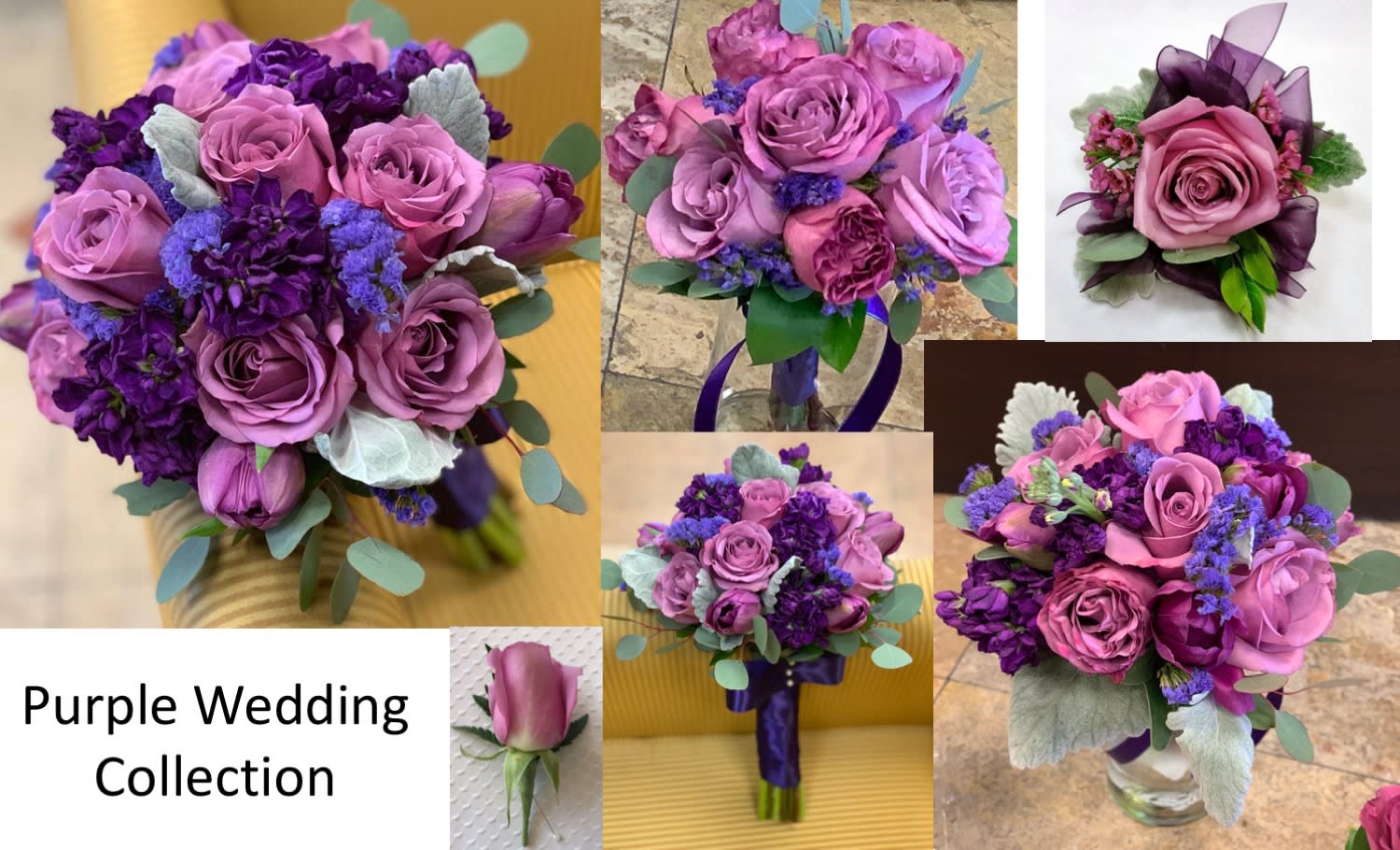 Purple Wedding Collection In Las Vegas Nv Vip Floral Designs
